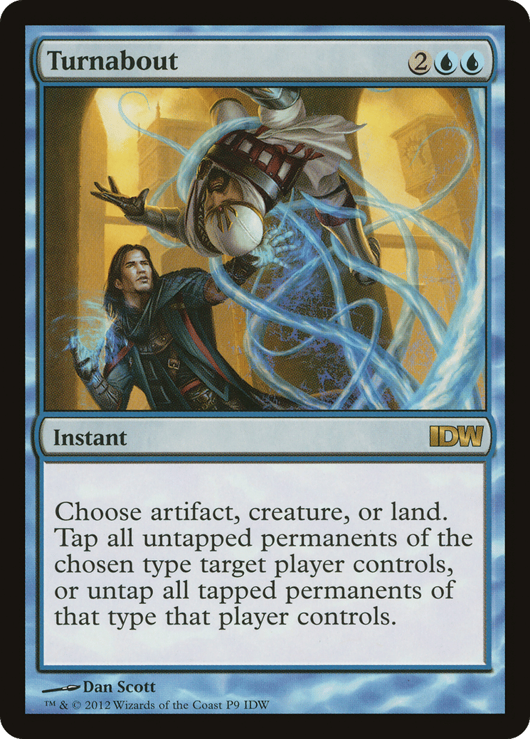 Turnabout — IDW Comics Inserts — Magic: The Gathering