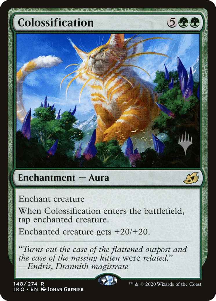 Colossification — Ikoria: Lair of Behemoths Promos — Magic: The Gathering