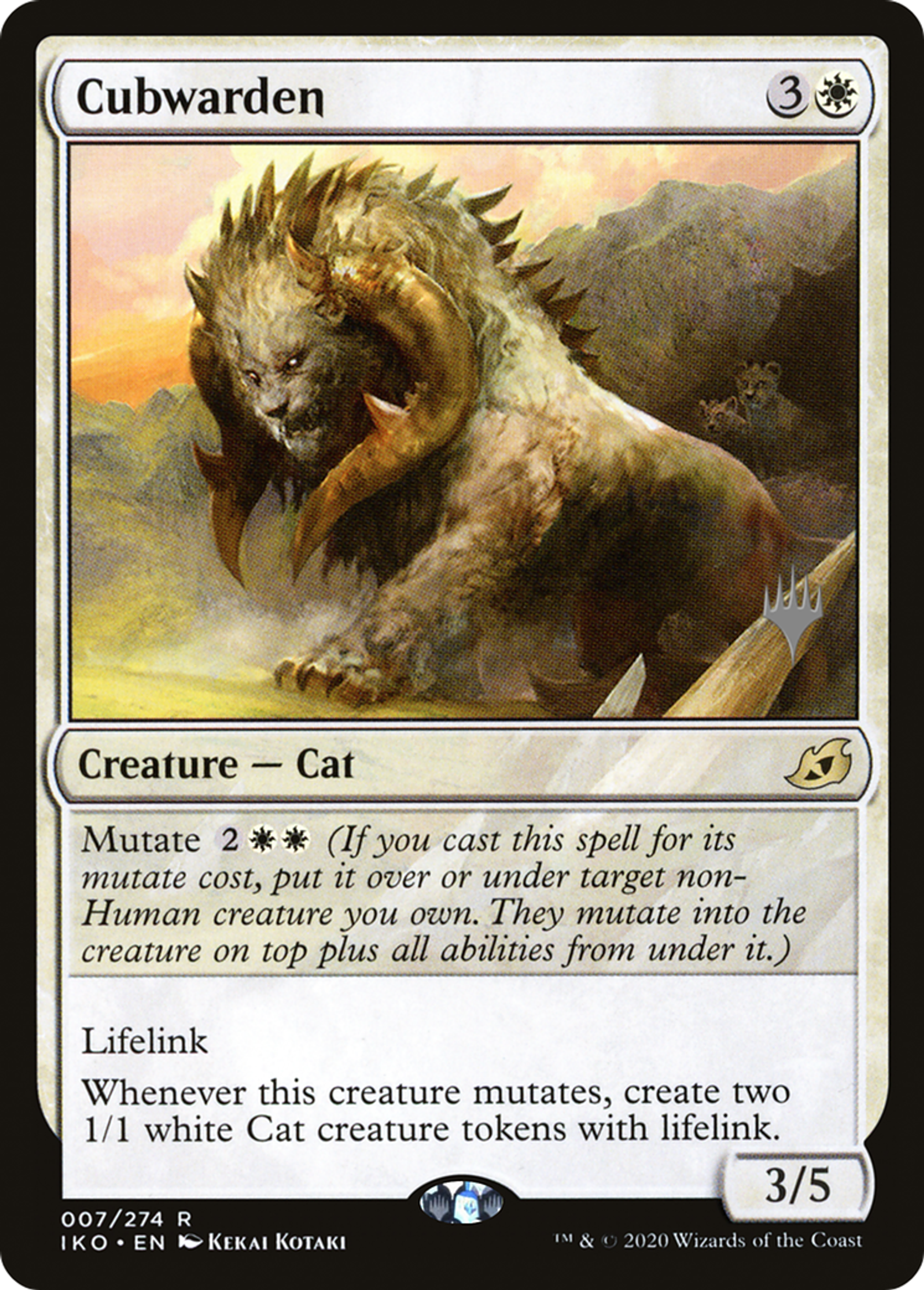 Cubwarden — Ikoria: Lair of Behemoths Promos — Magic: The Gathering
