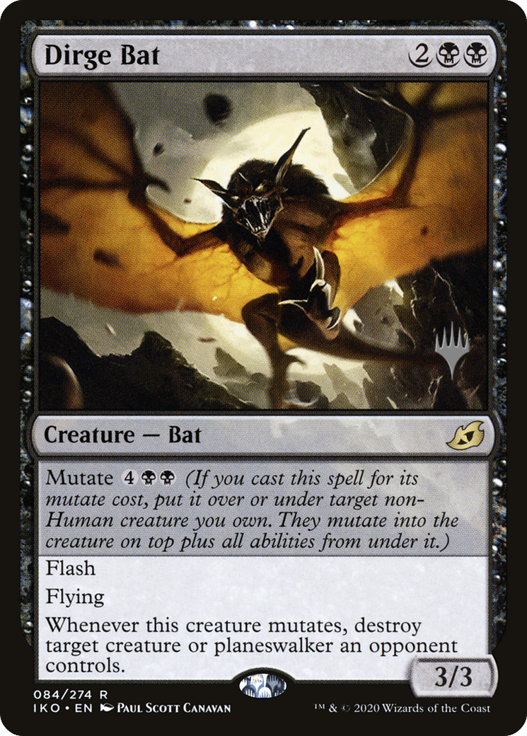 Dirge Bat — Ikoria: Lair of Behemoths Promos — Magic: The Gathering