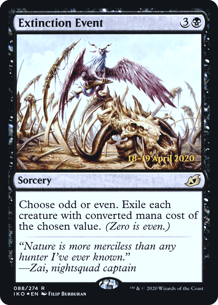Extinction Event — Ikoria: Lair of Behemoths Promos — Magic: The Gathering