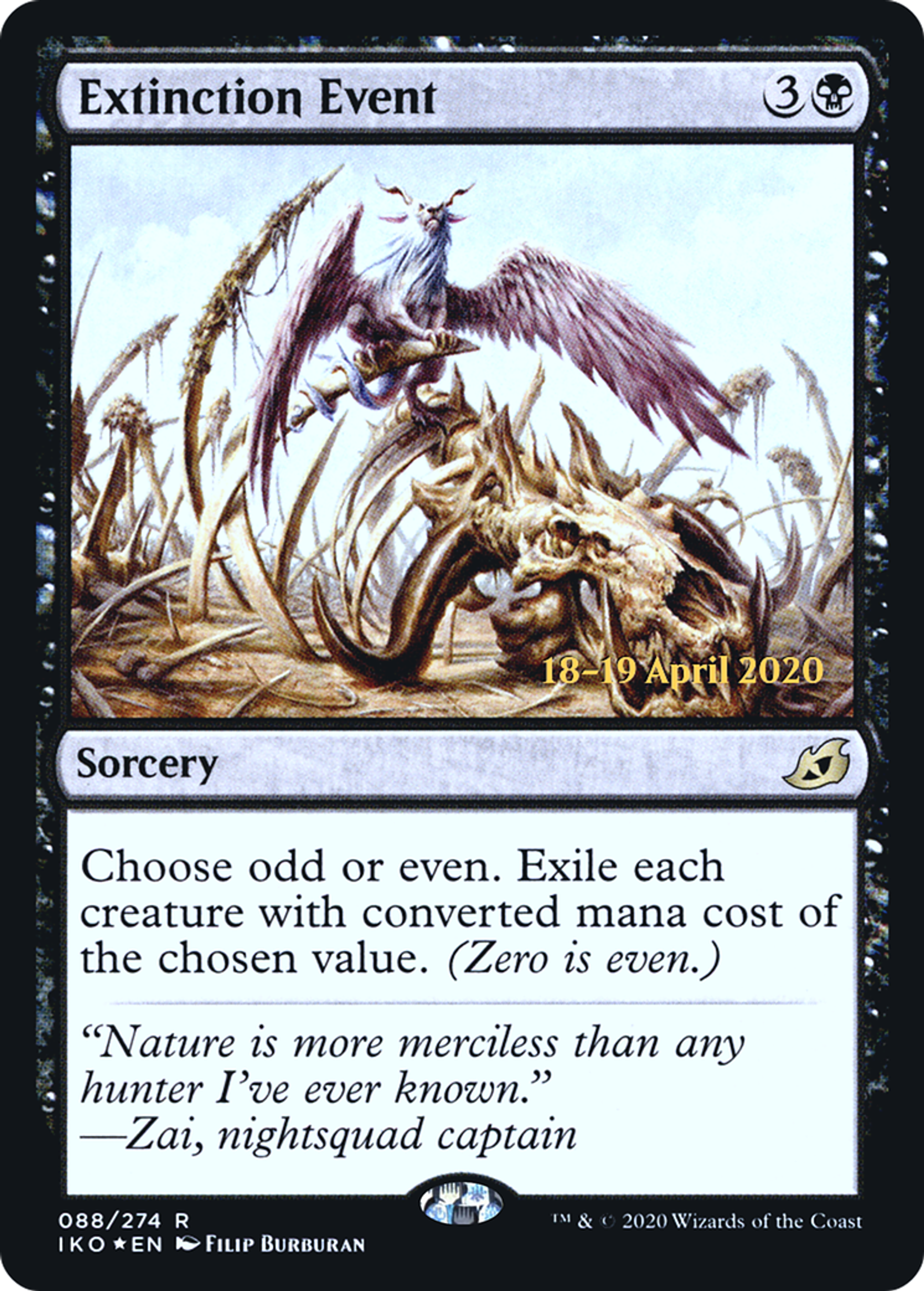 Événement d'extinction — Ikoria: Lair of Behemoths Promos — Magic: The Gathering