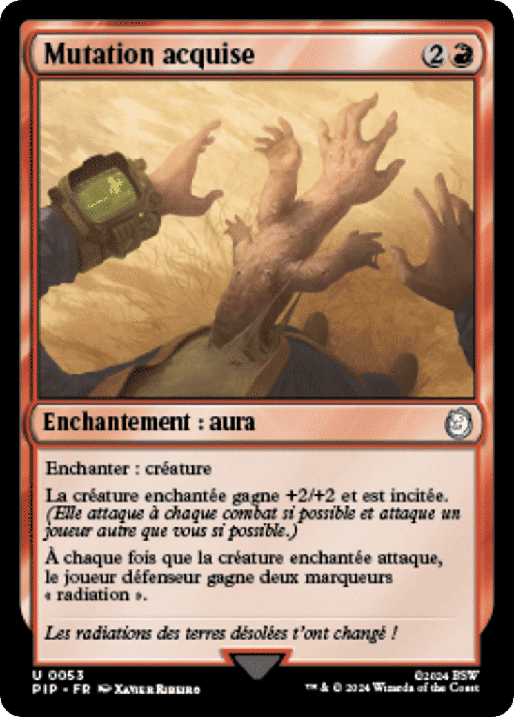 Mutation acquise — Fallout — Magic: The Gathering