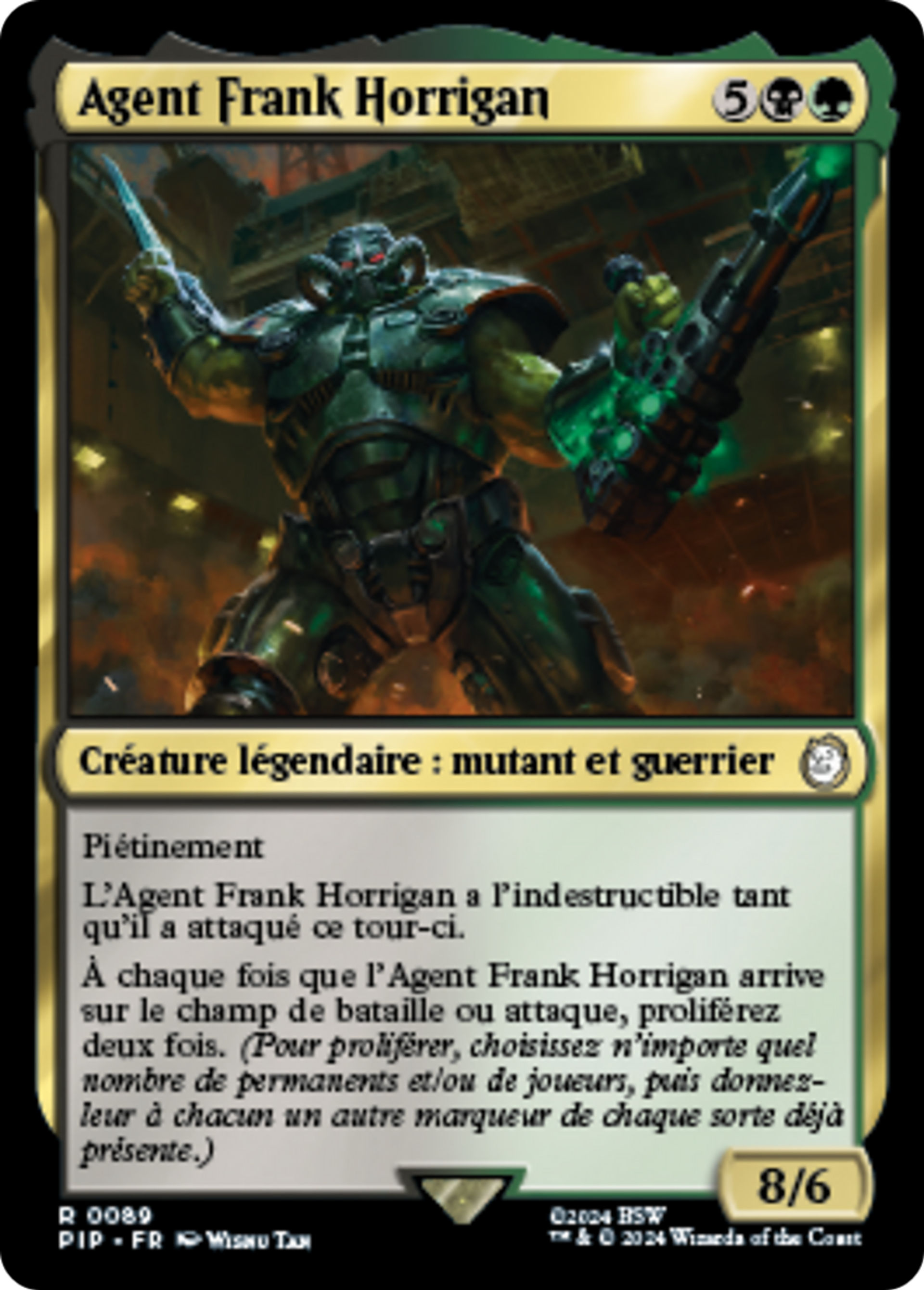 Agent Frank Horrigan — Fallout — Magic: The Gathering