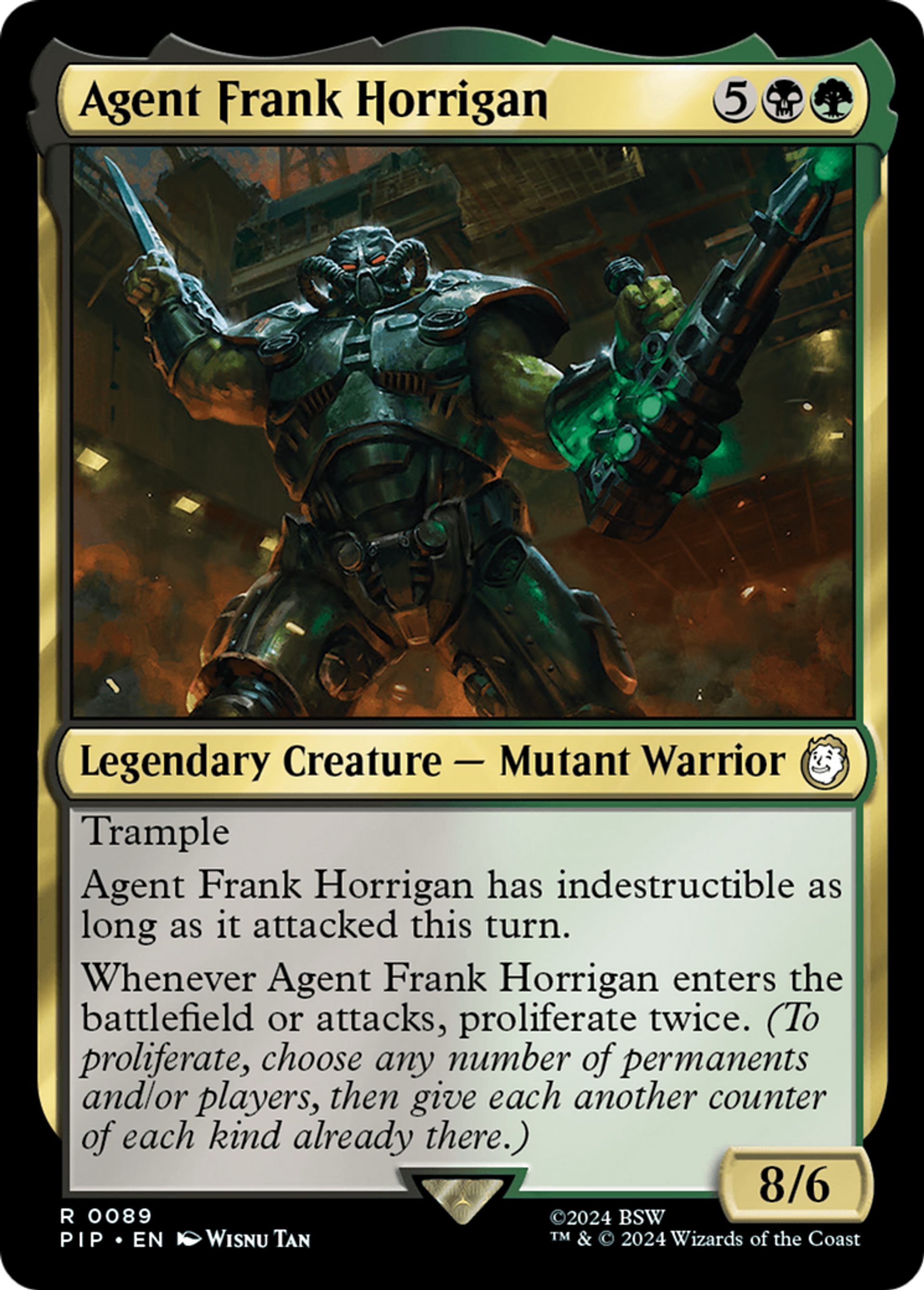 Agent Frank Horrigan — Fallout — Magic: The Gathering