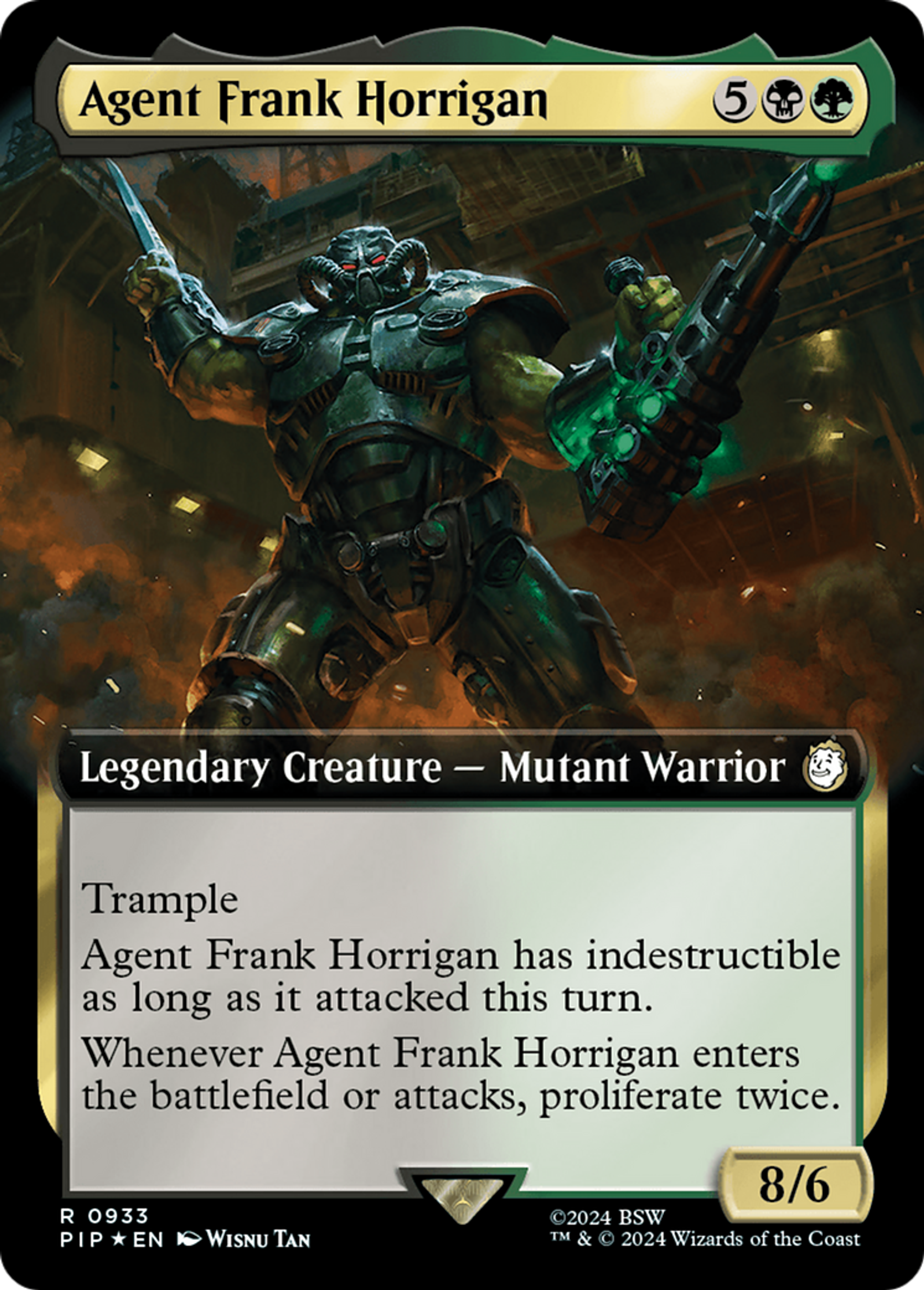 Agent Frank Horrigan — Fallout — Magic: The Gathering