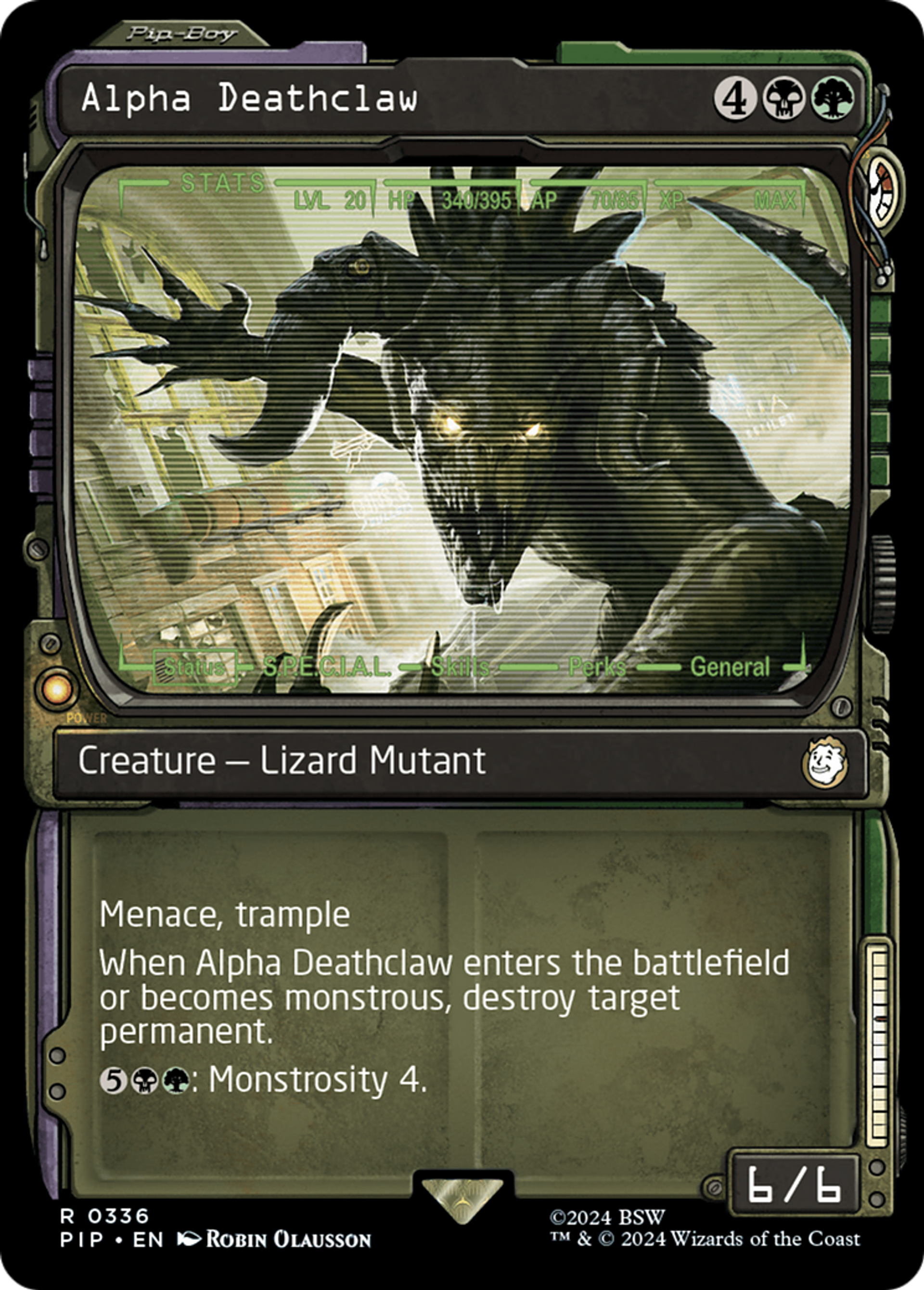 Écorcheur alpha — Fallout — Magic: The Gathering