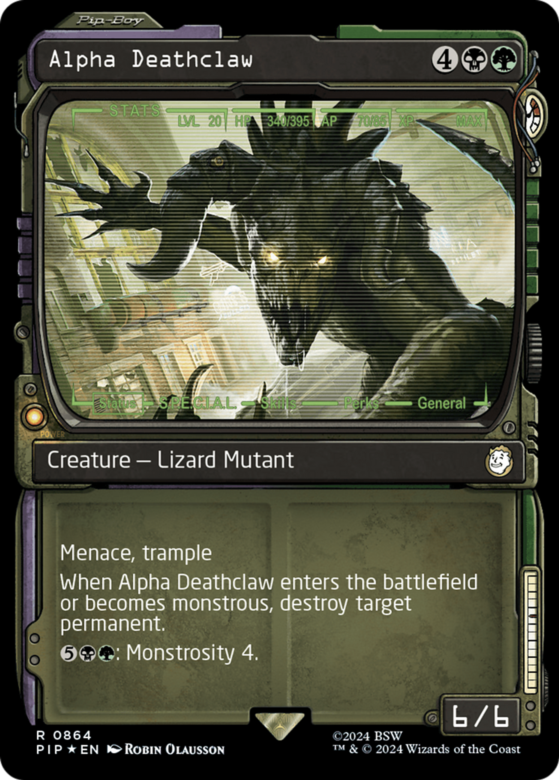 Écorcheur alpha — Fallout — Magic: The Gathering