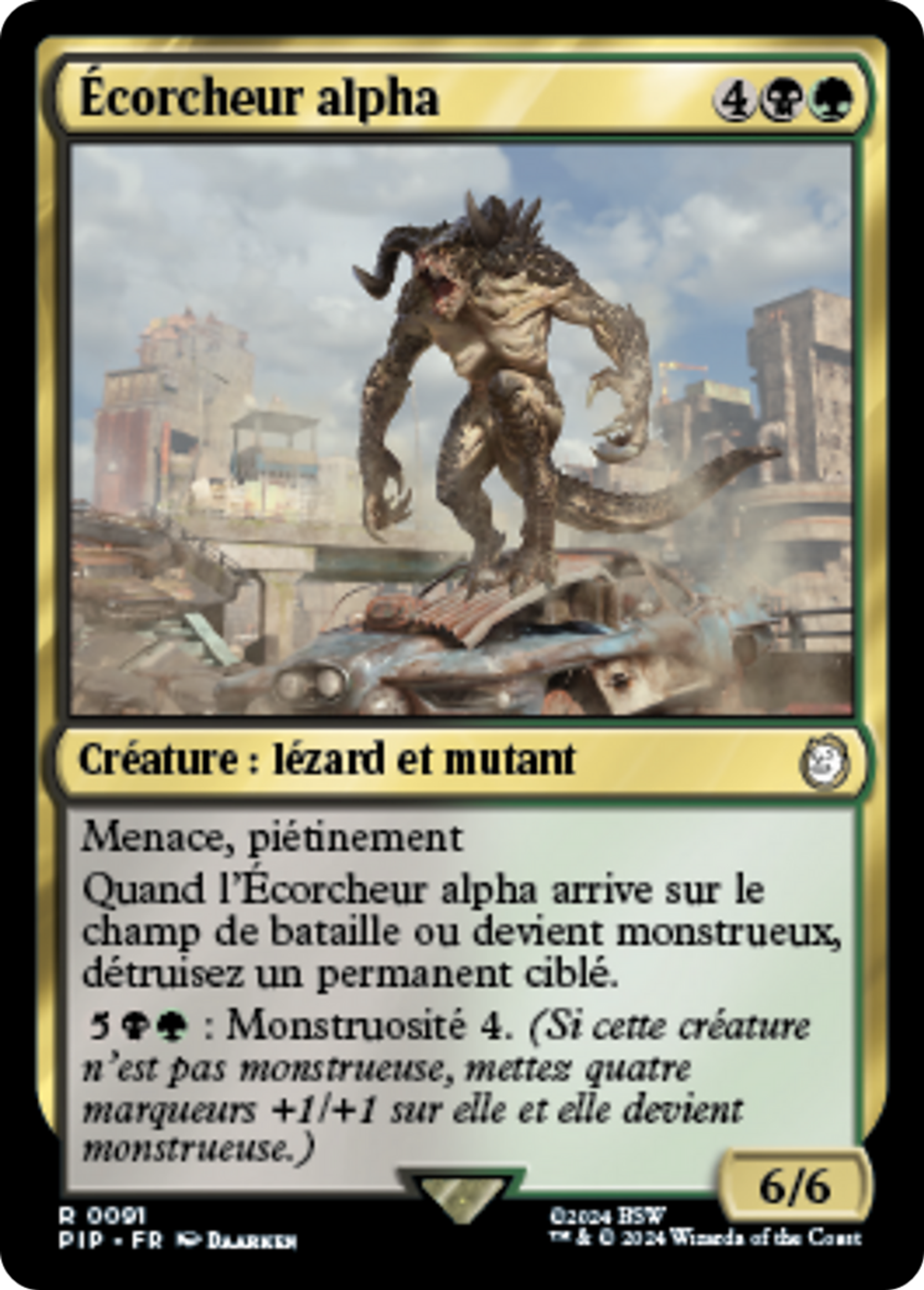 Écorcheur alpha — Fallout — Magic: The Gathering