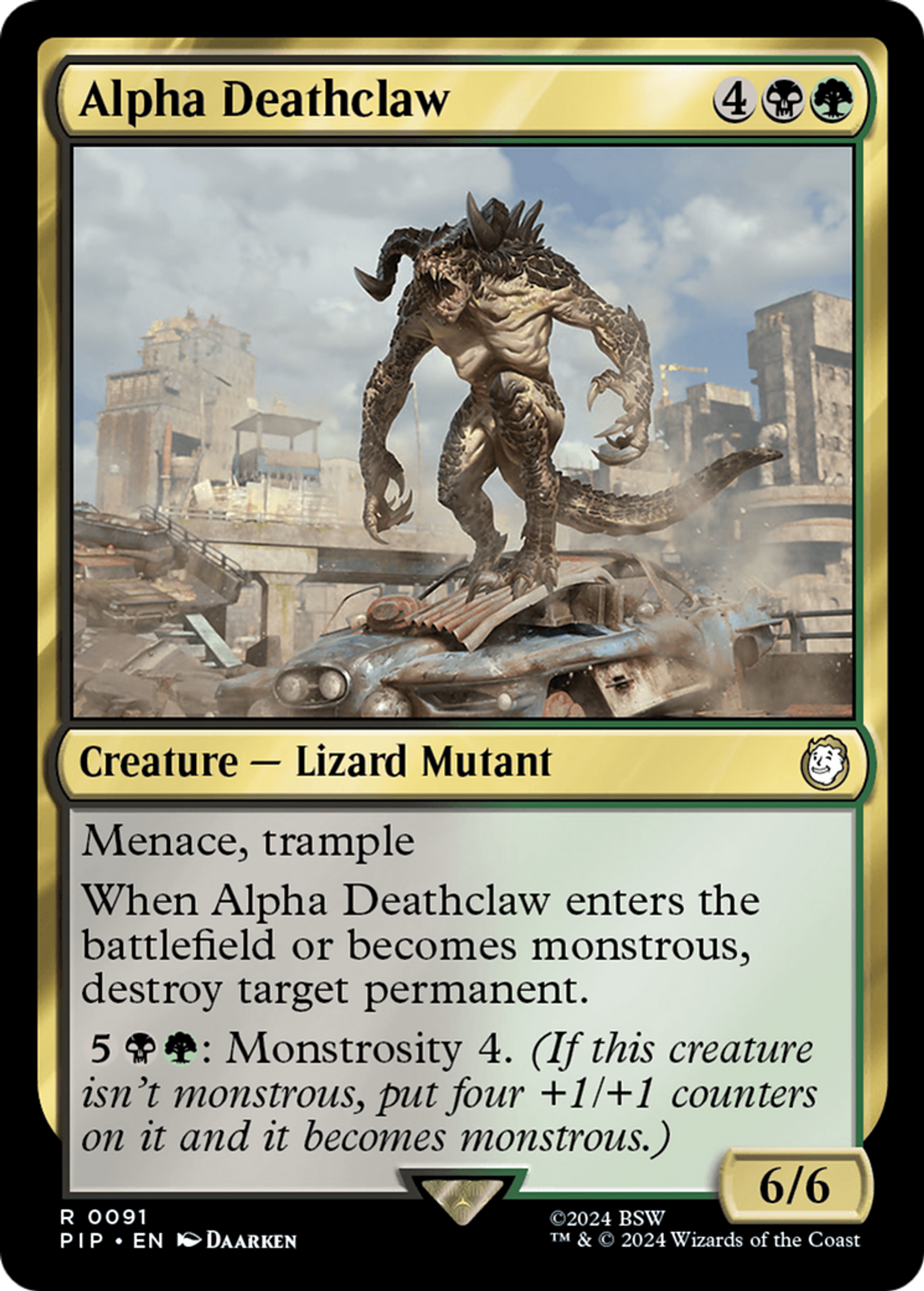 Écorcheur alpha — Fallout — Magic: The Gathering