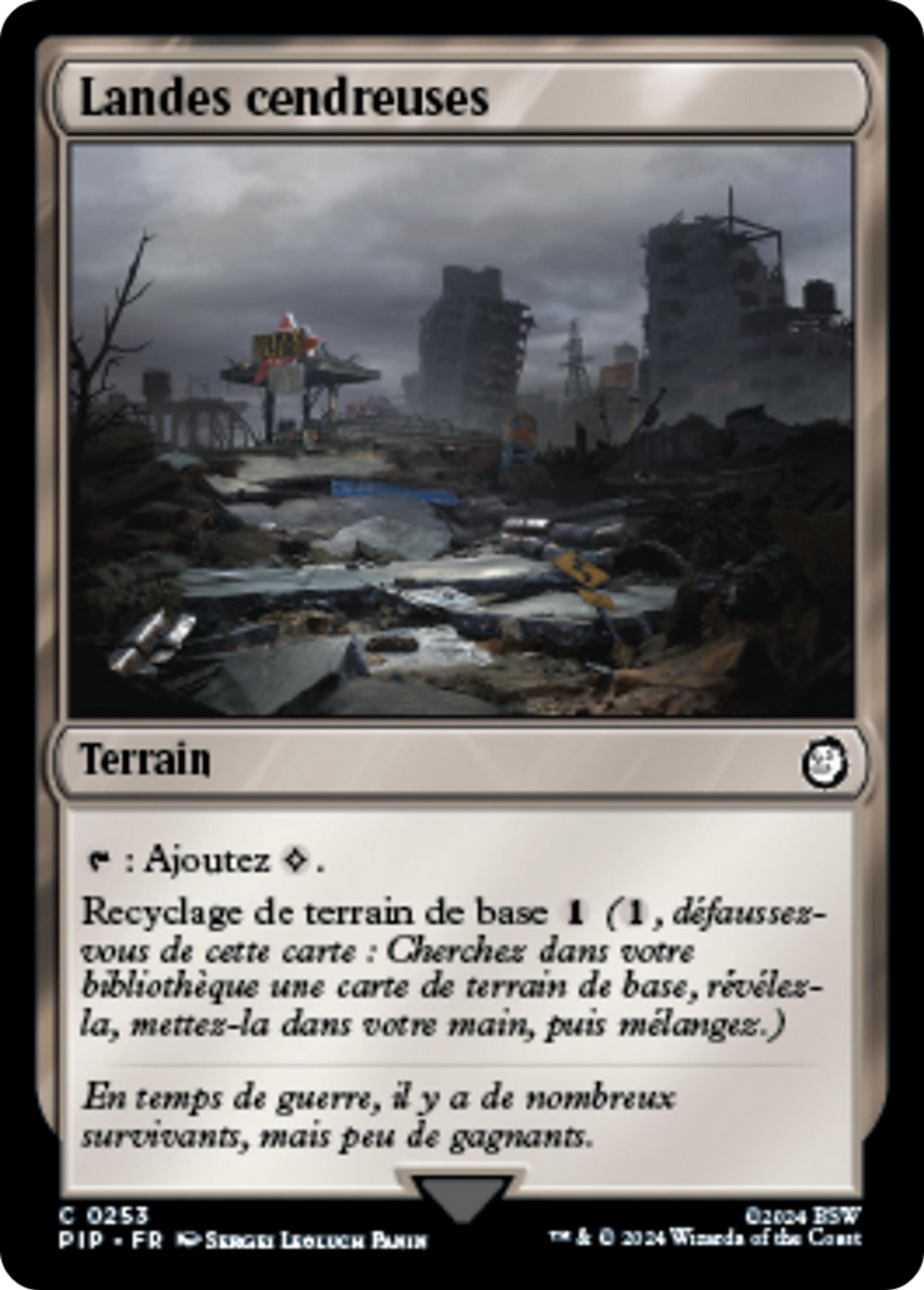 Landes cendreuses — Fallout — Magic: The Gathering