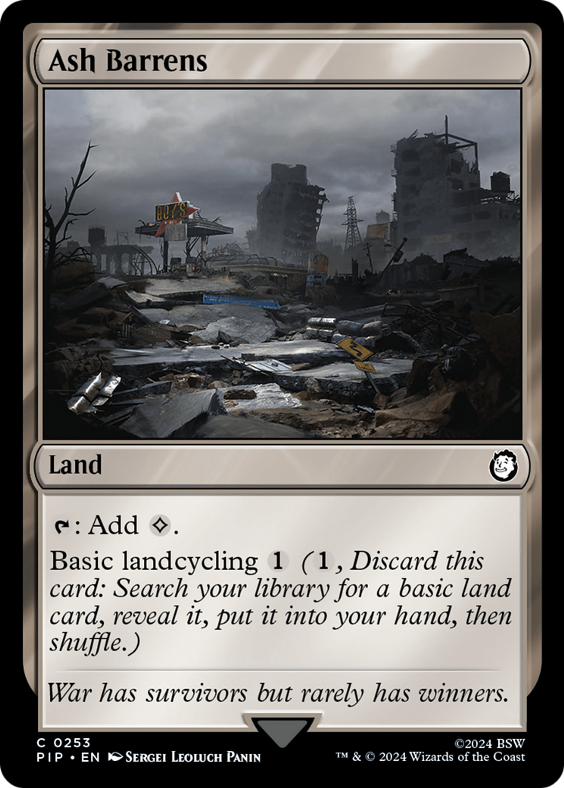 Ash Barrens — Fallout — Magic: The Gathering