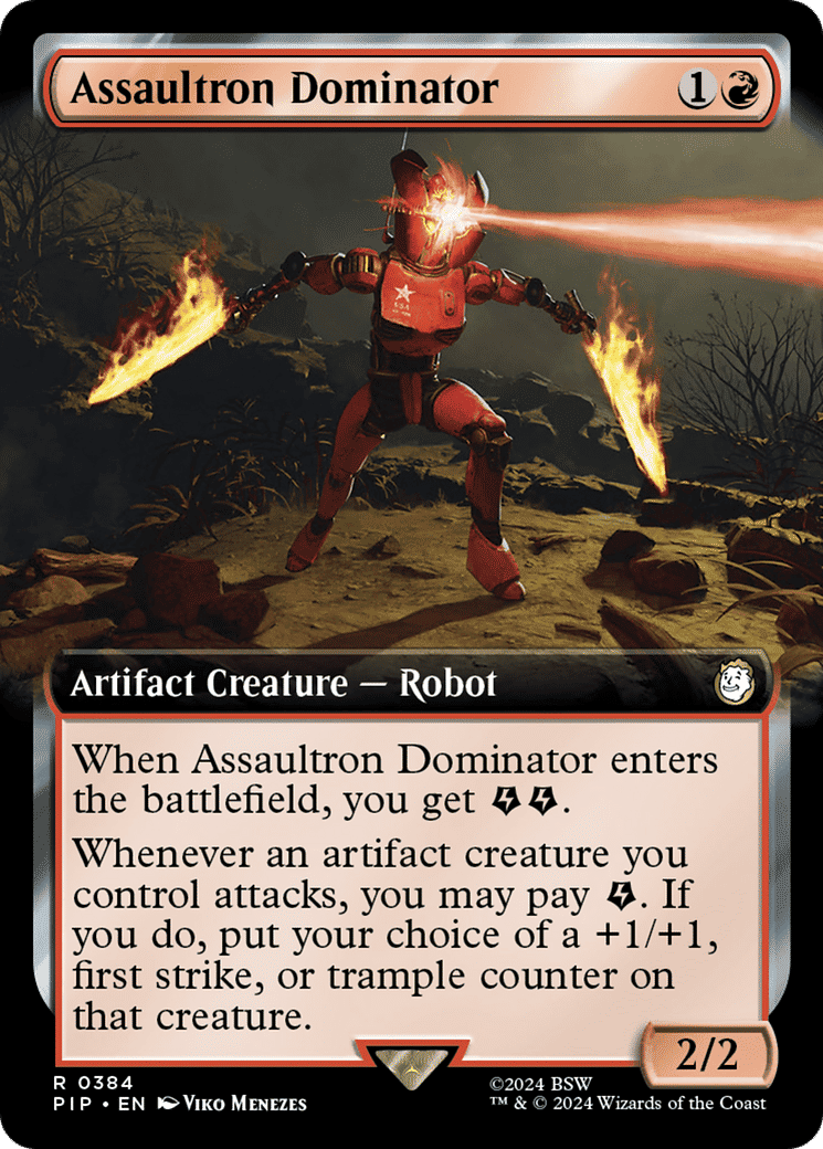 Assaultron Dominator — Fallout — Magic: The Gathering