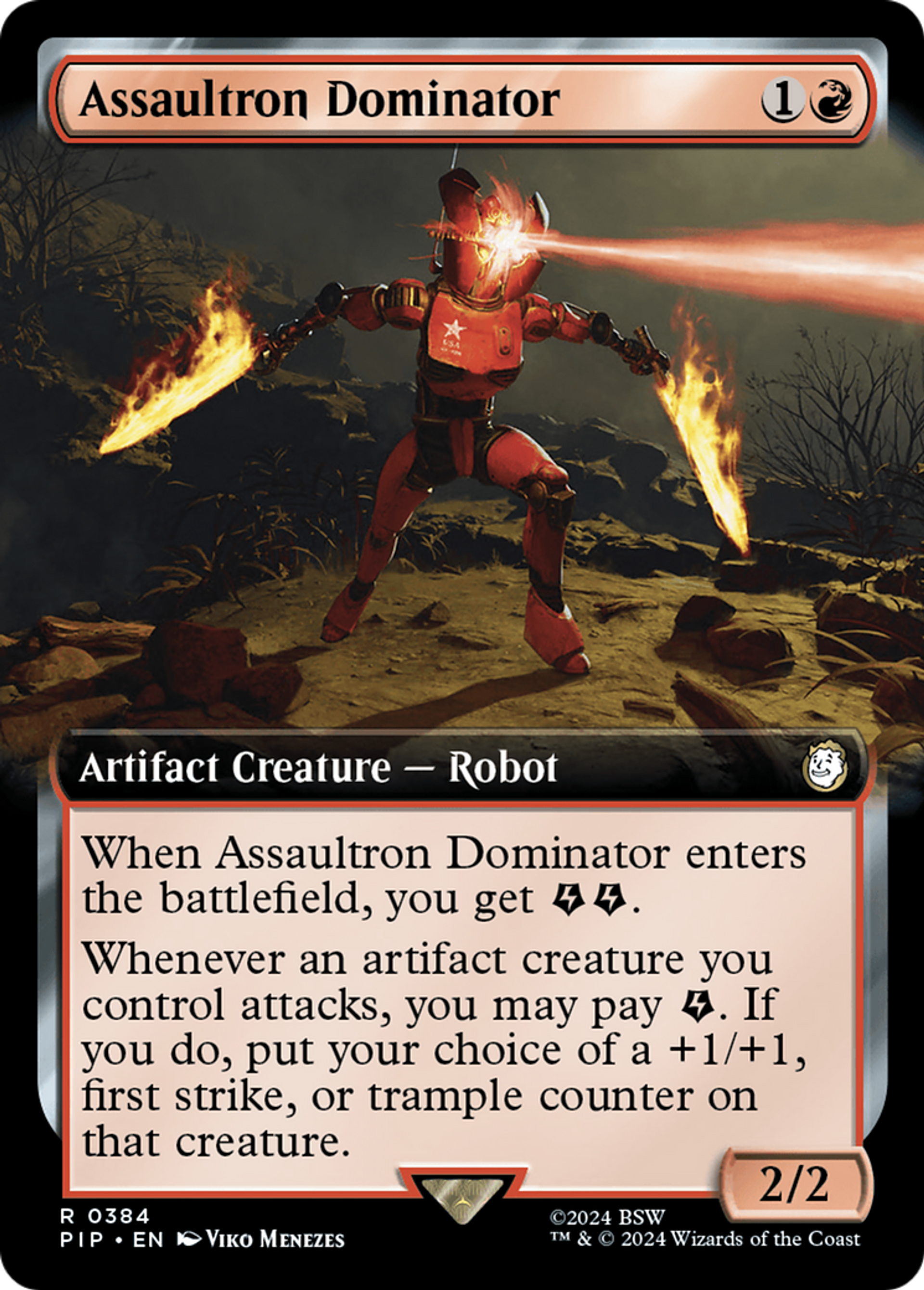 Assaultron Dominator — Fallout — Magic: The Gathering