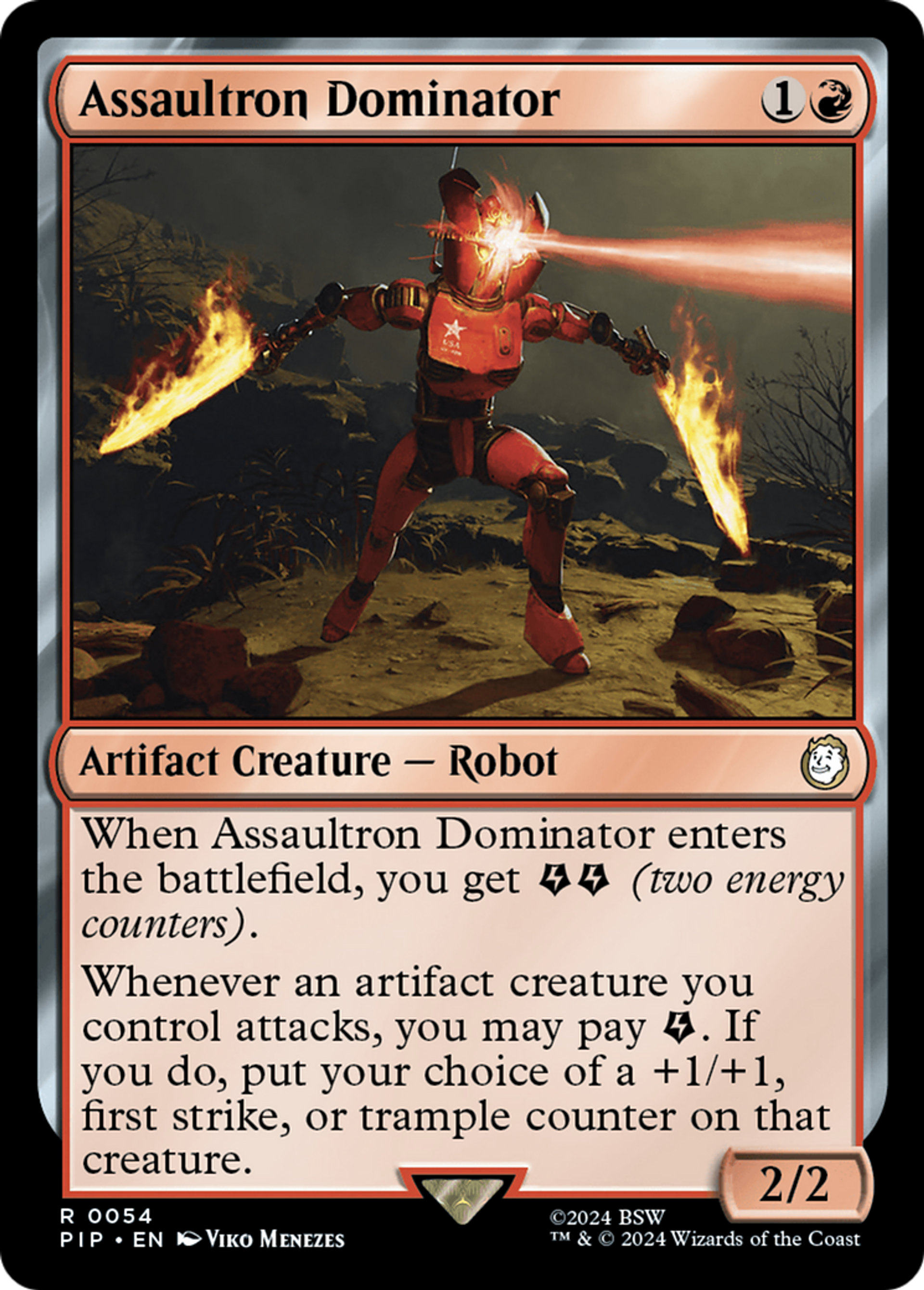 Assaultron Dominator — Fallout — Magic: The Gathering