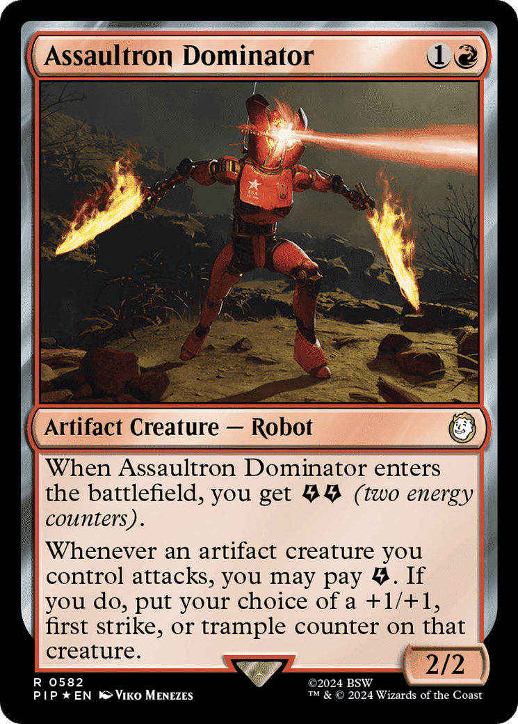 Assaultron Dominator — Fallout — Magic: The Gathering