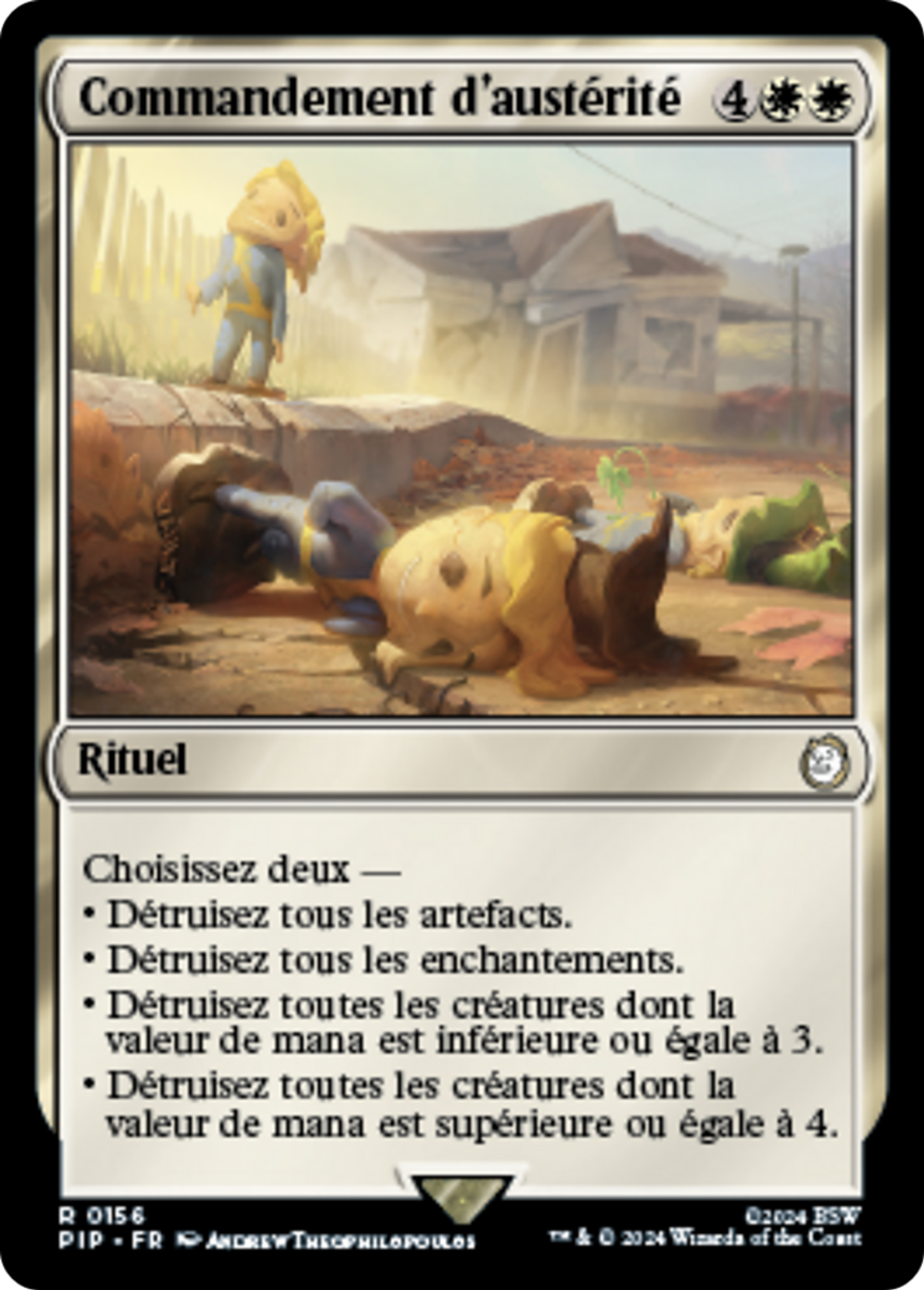Commandement d'austérité — Fallout — Magic: The Gathering