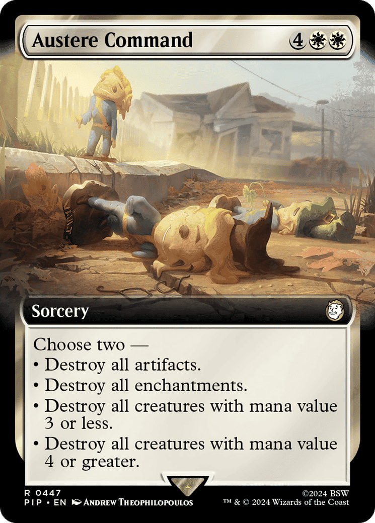 Austere Command — Fallout — Magic: The Gathering