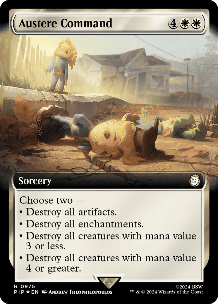 Austere Command — Fallout — Magic: The Gathering