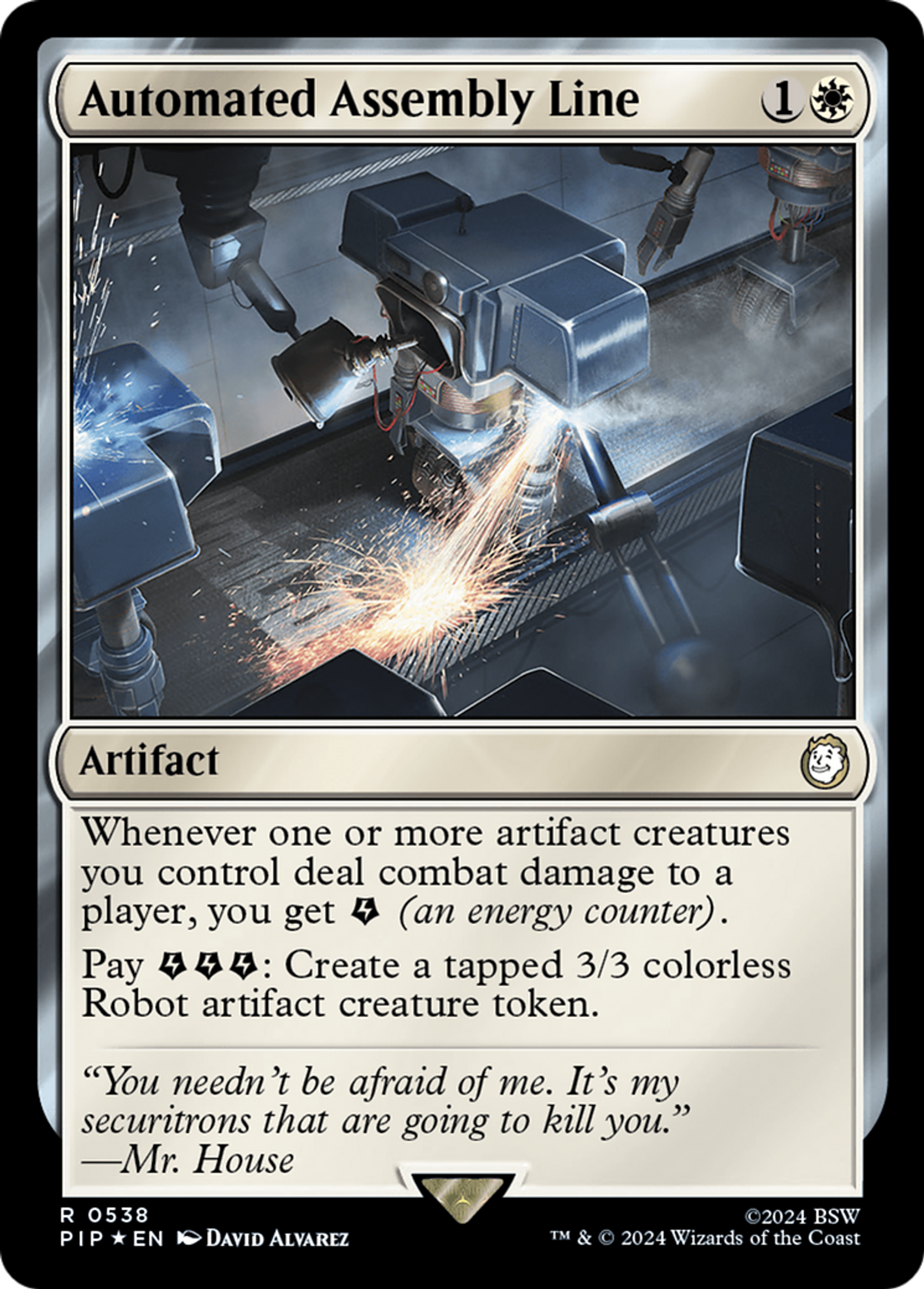 Chaîne de montage automatisée — Fallout — Magic: The Gathering