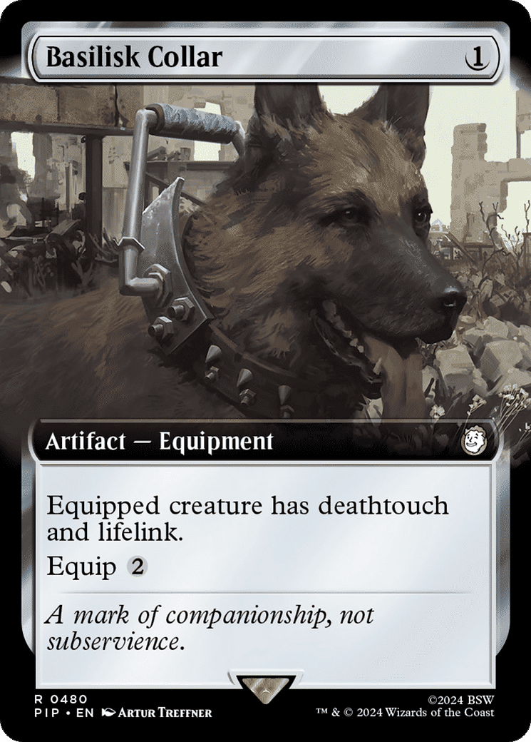 Basilisk Collar — Fallout — Magic: The Gathering