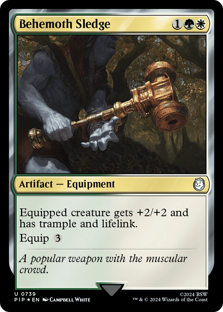 Behemoth Sledge — Fallout — Magic: The Gathering