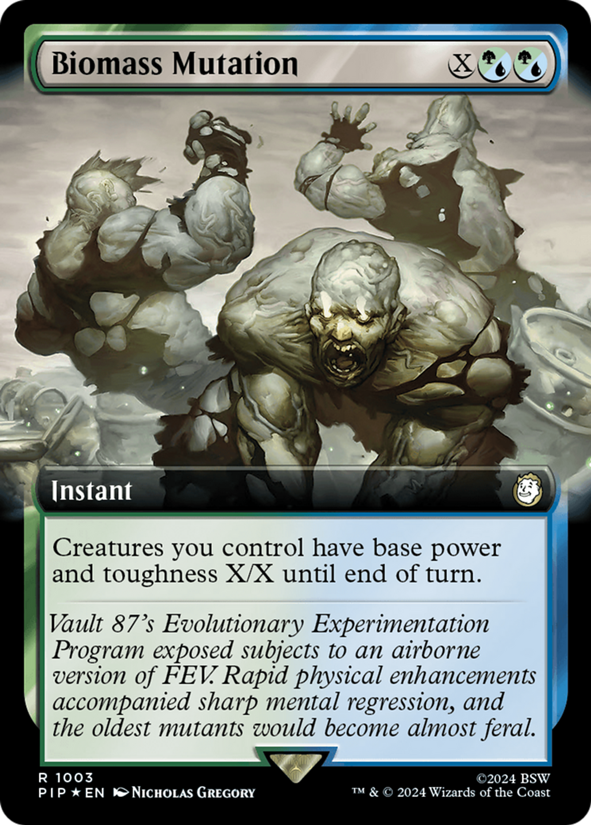 Mutation de biomasse — Fallout — Magic: The Gathering