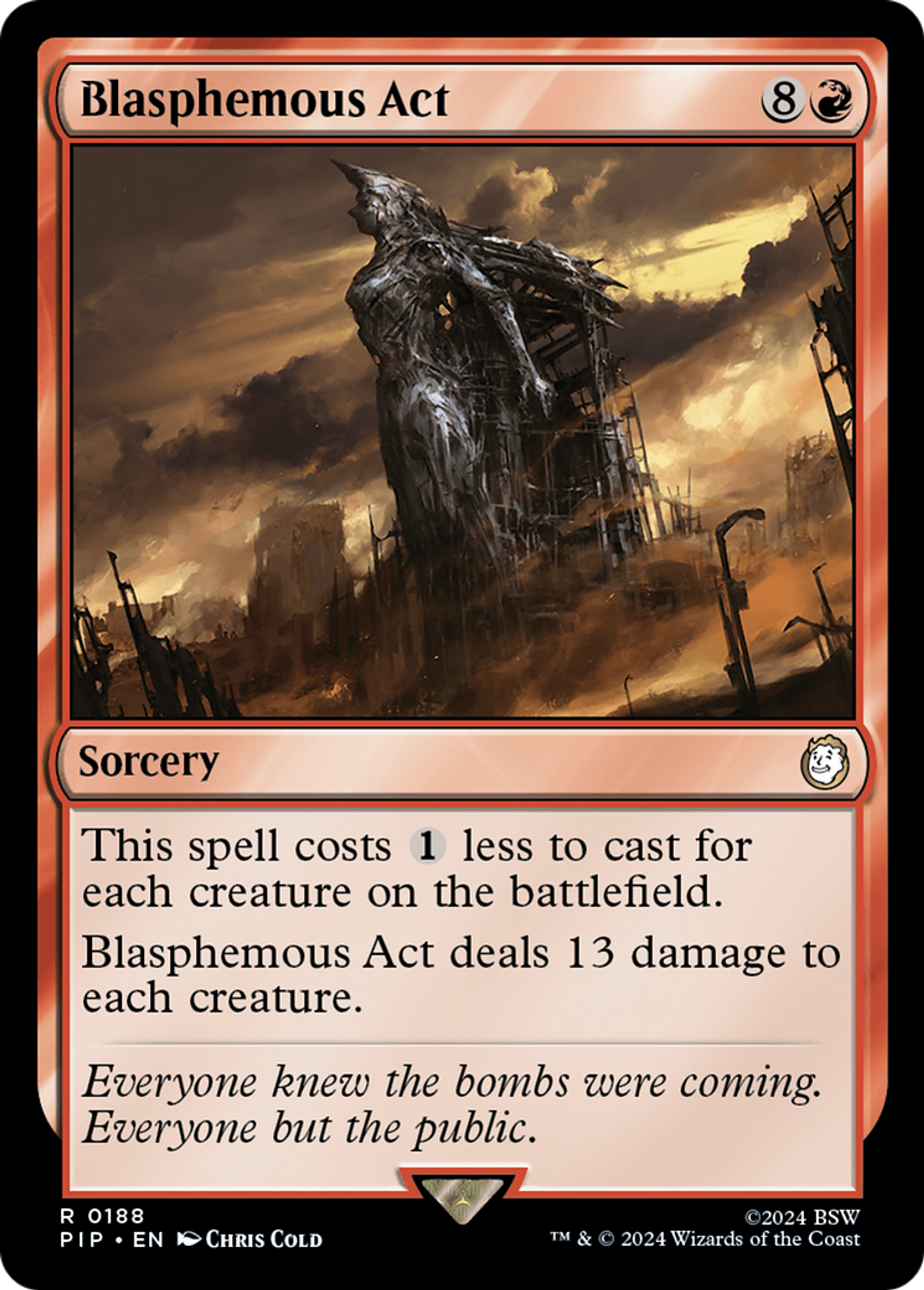 Blasphemous Act — Fallout — Magic: The Gathering