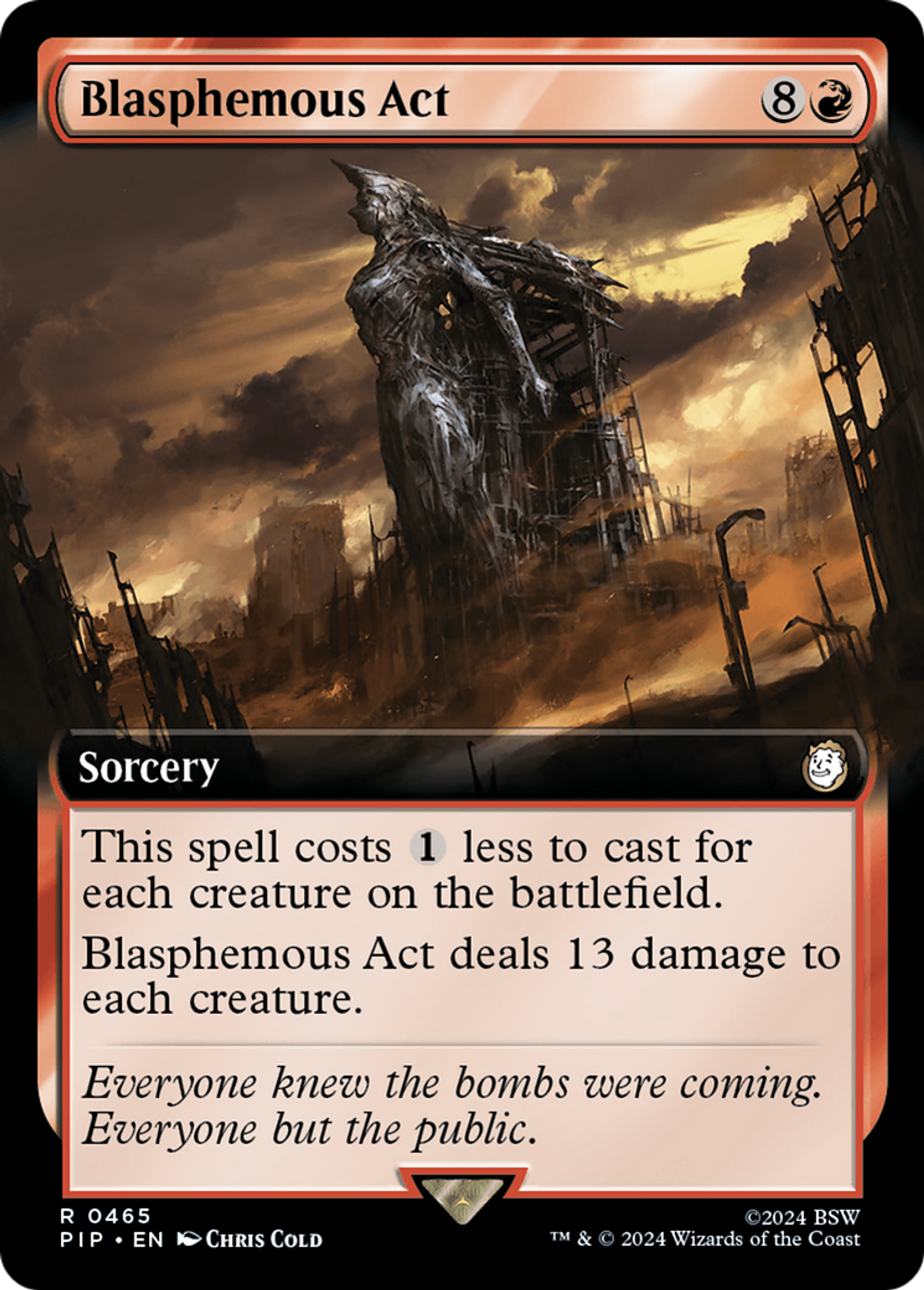 Blasphemous Act — Fallout — Magic: The Gathering