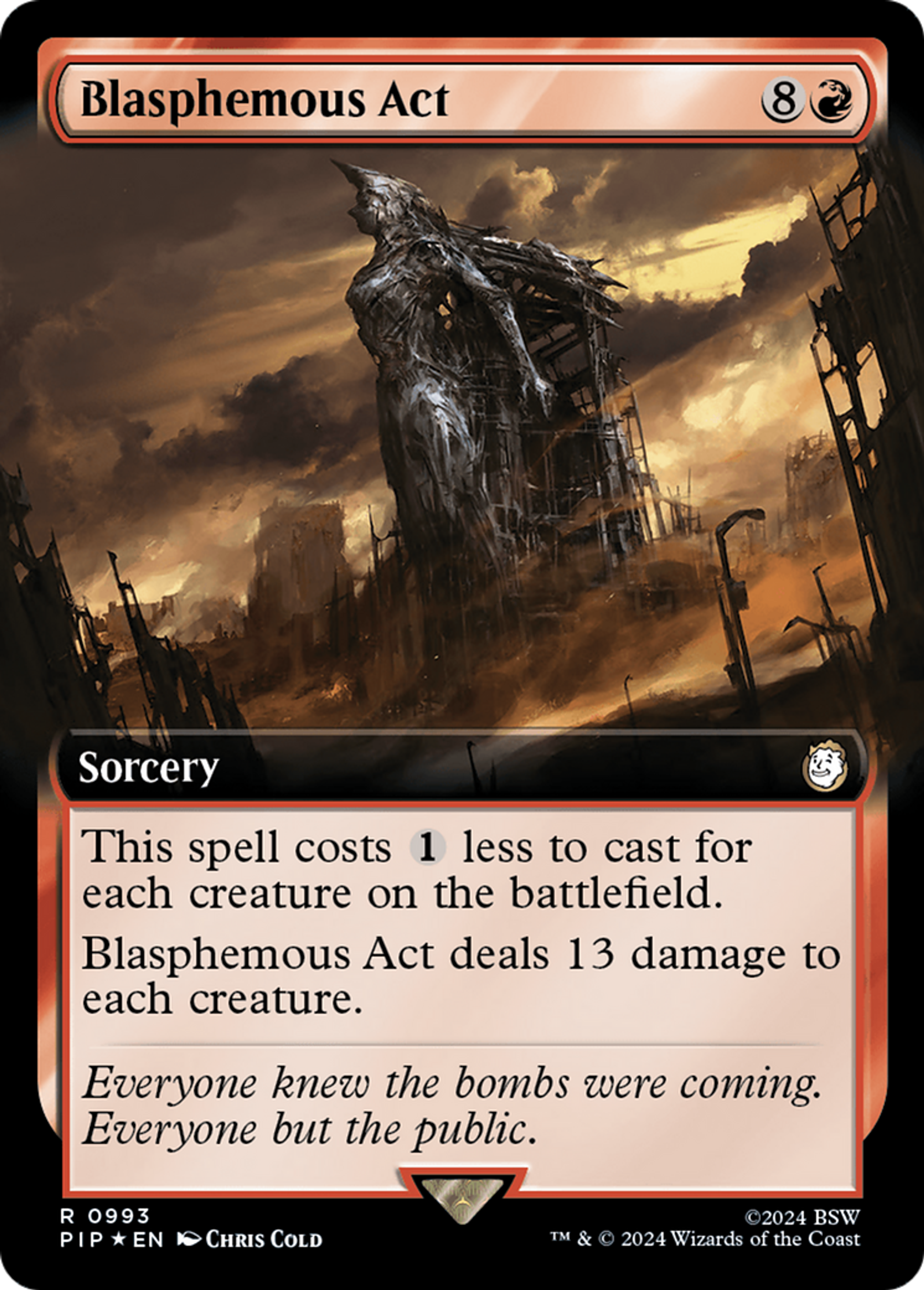 Acte blasphématoire — Fallout — Magic: The Gathering