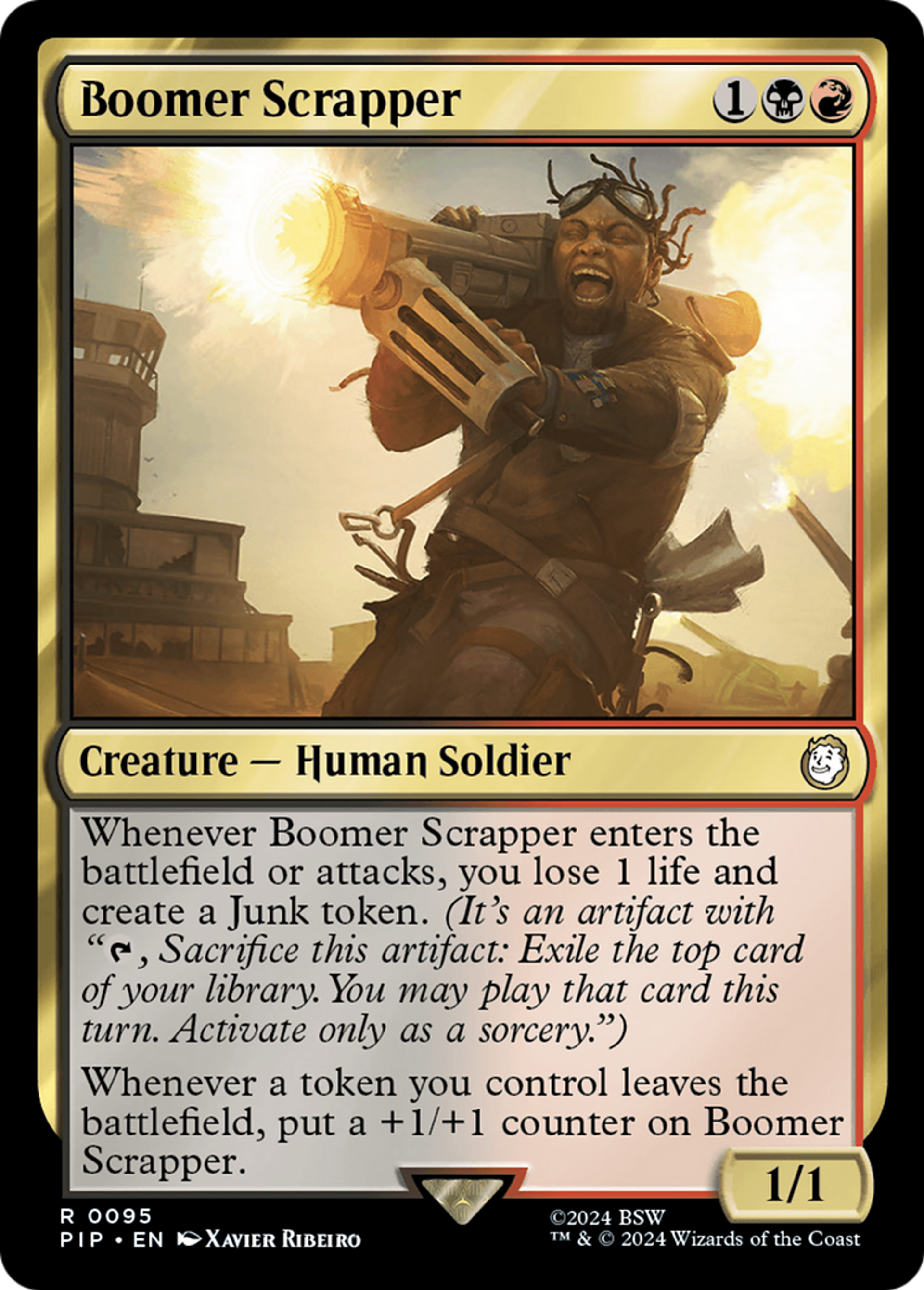 Boomer recycleur — Fallout — Magic: The Gathering