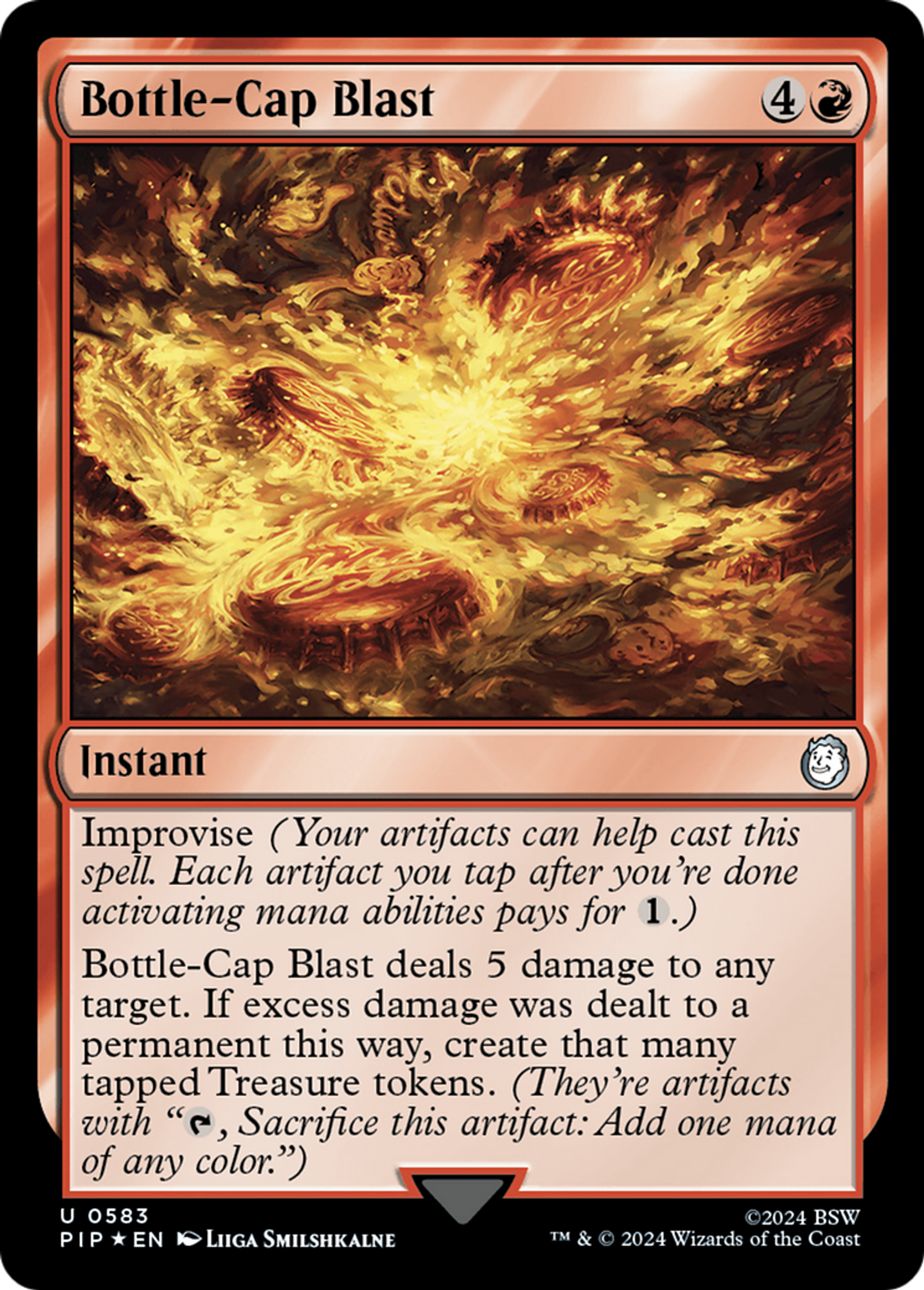 Explosion de capsules — Fallout — Magic: The Gathering
