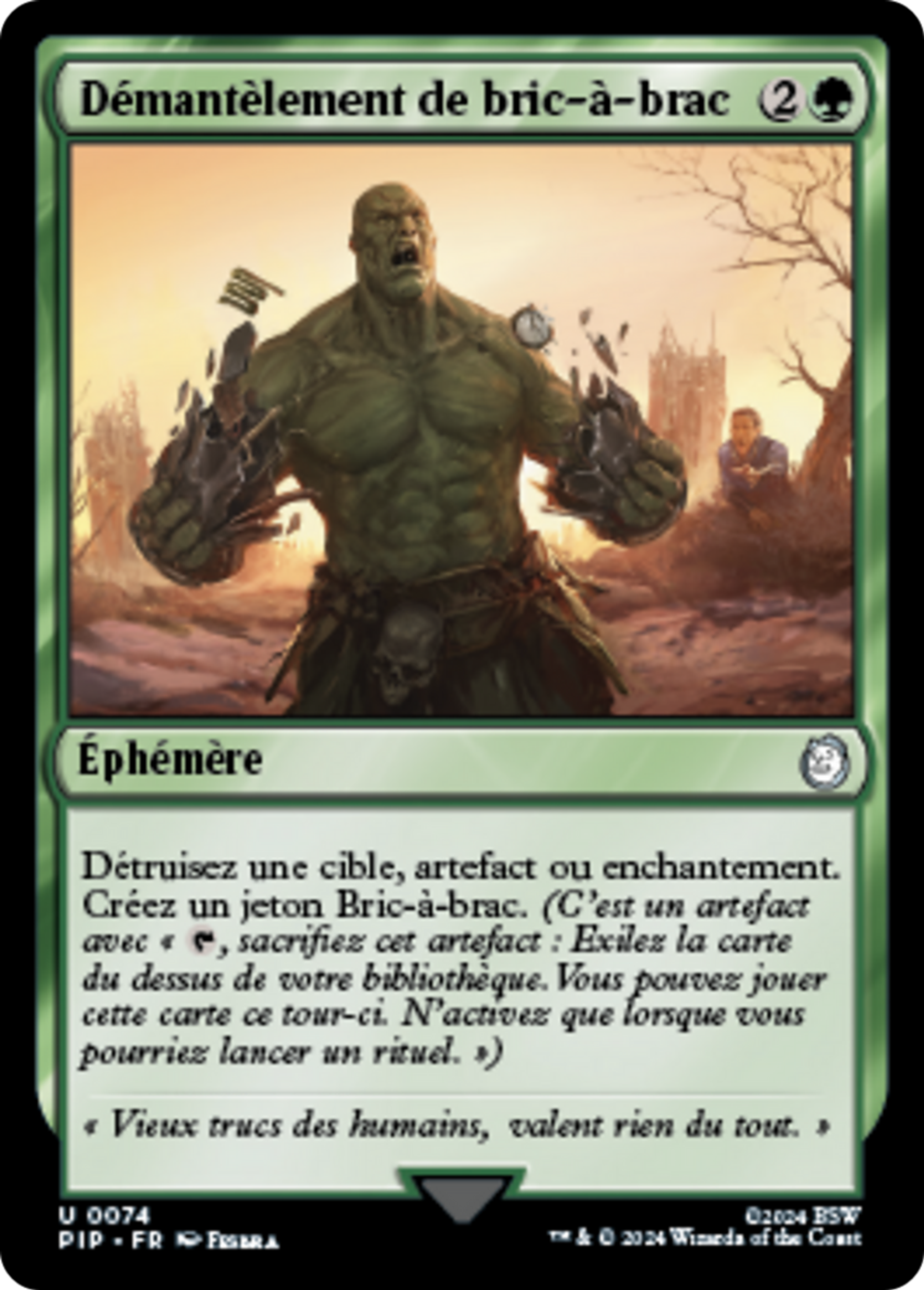 Démantèlement de bric-à-brac — Fallout — Magic: The Gathering