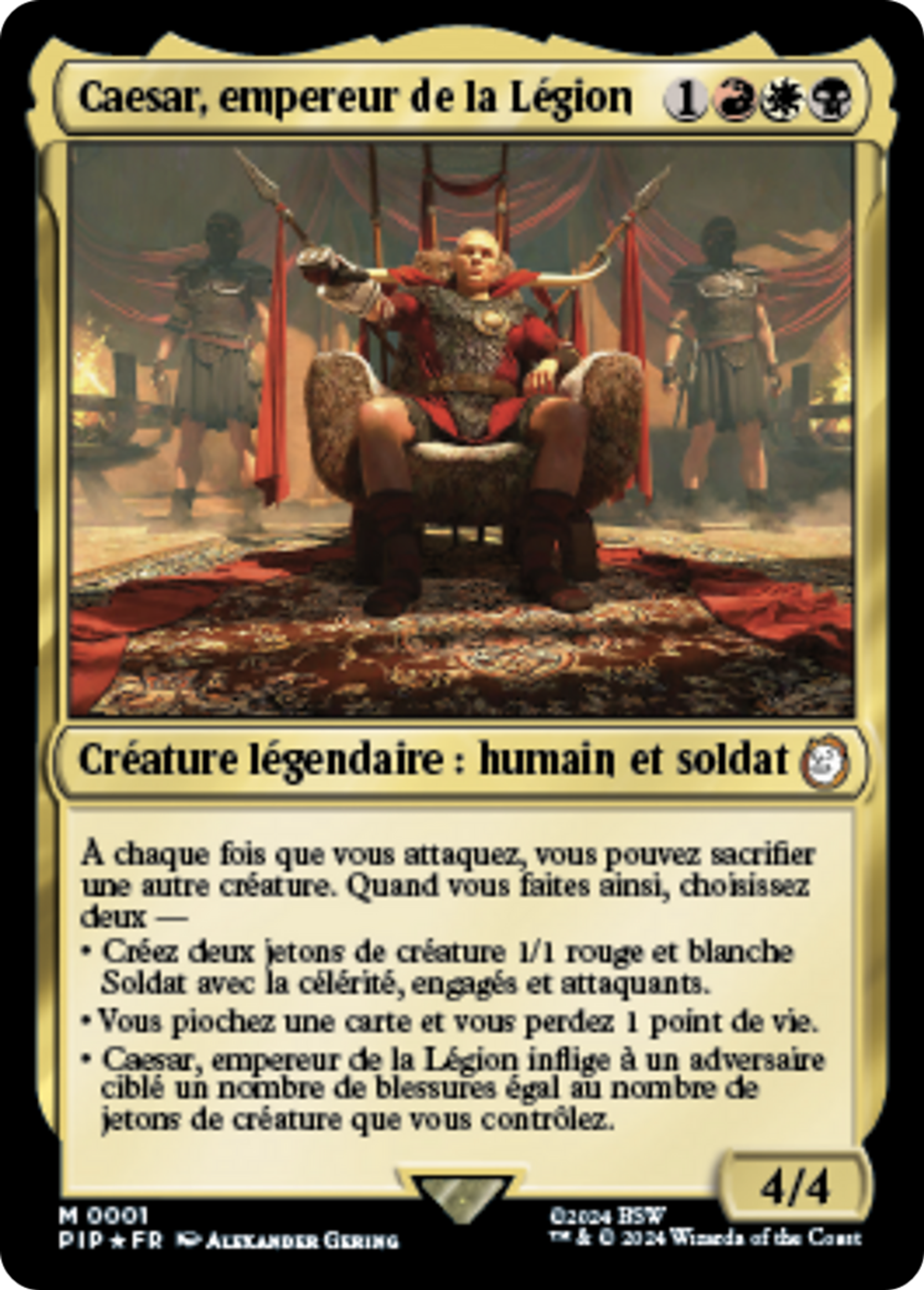 Caesar, empereur de la Légion — Fallout — Magic: The Gathering