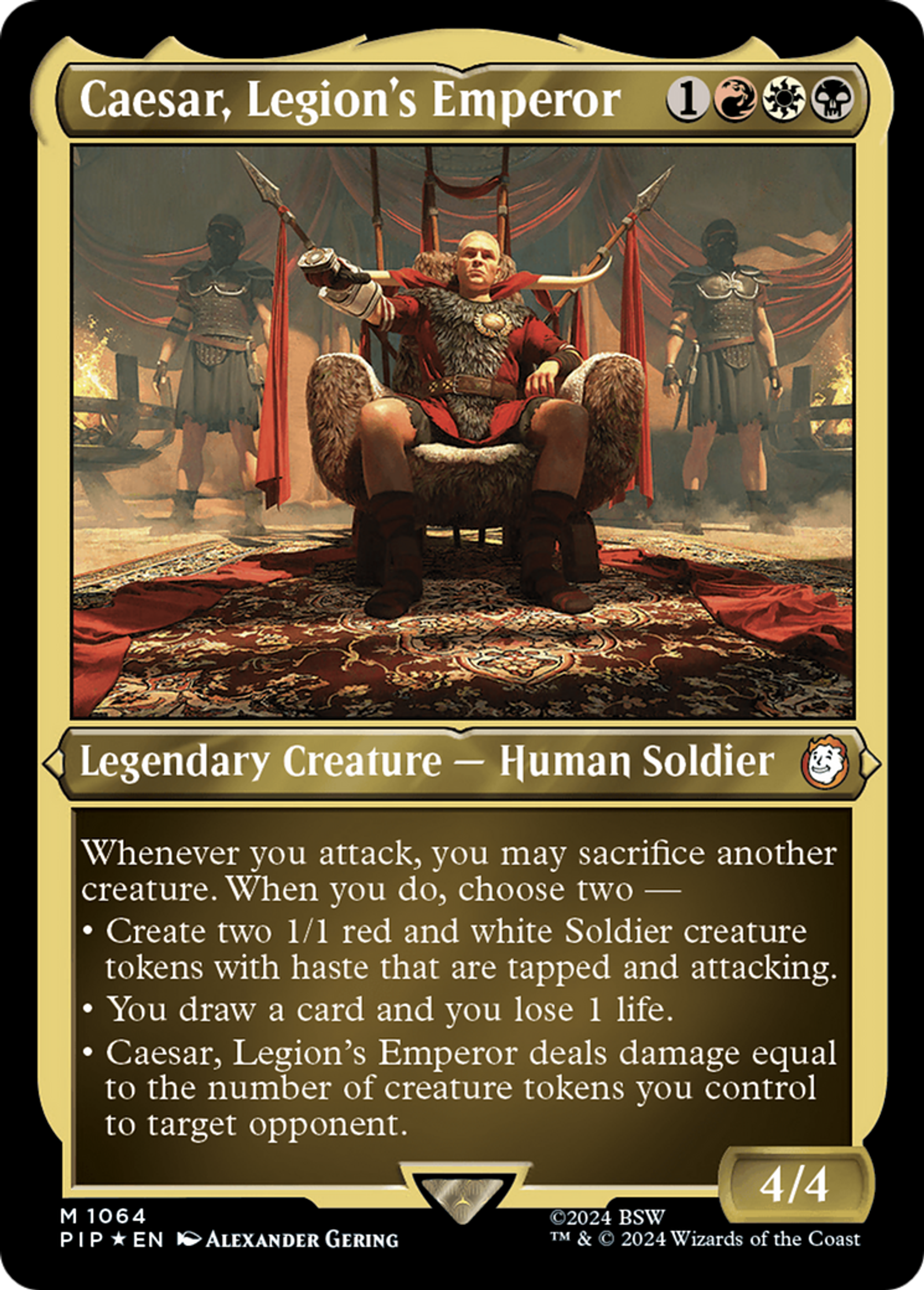 Caesar, empereur de la Légion — Fallout — Magic: The Gathering