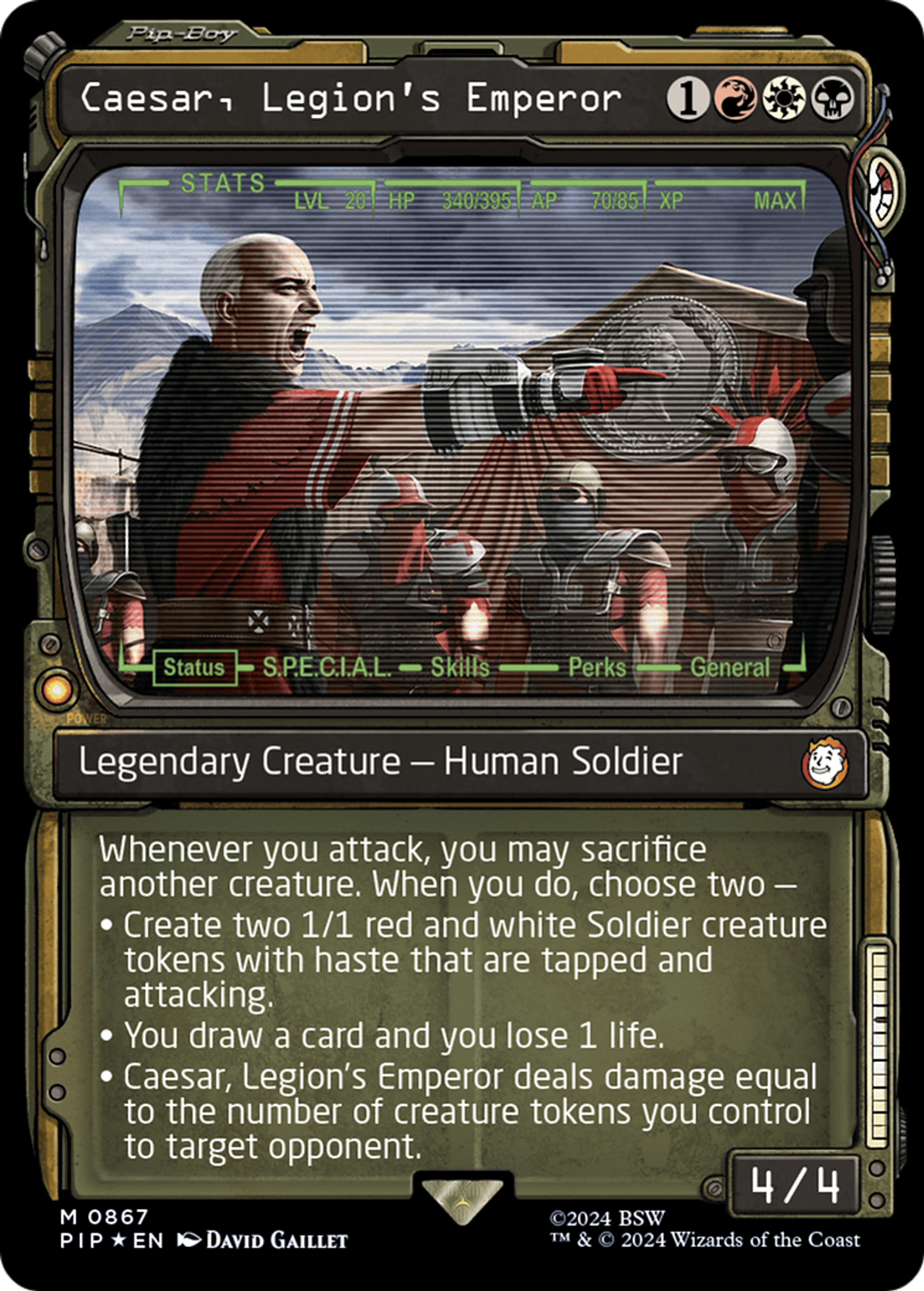 Caesar, Legion's Emperor — Fallout — Magic: The Gathering