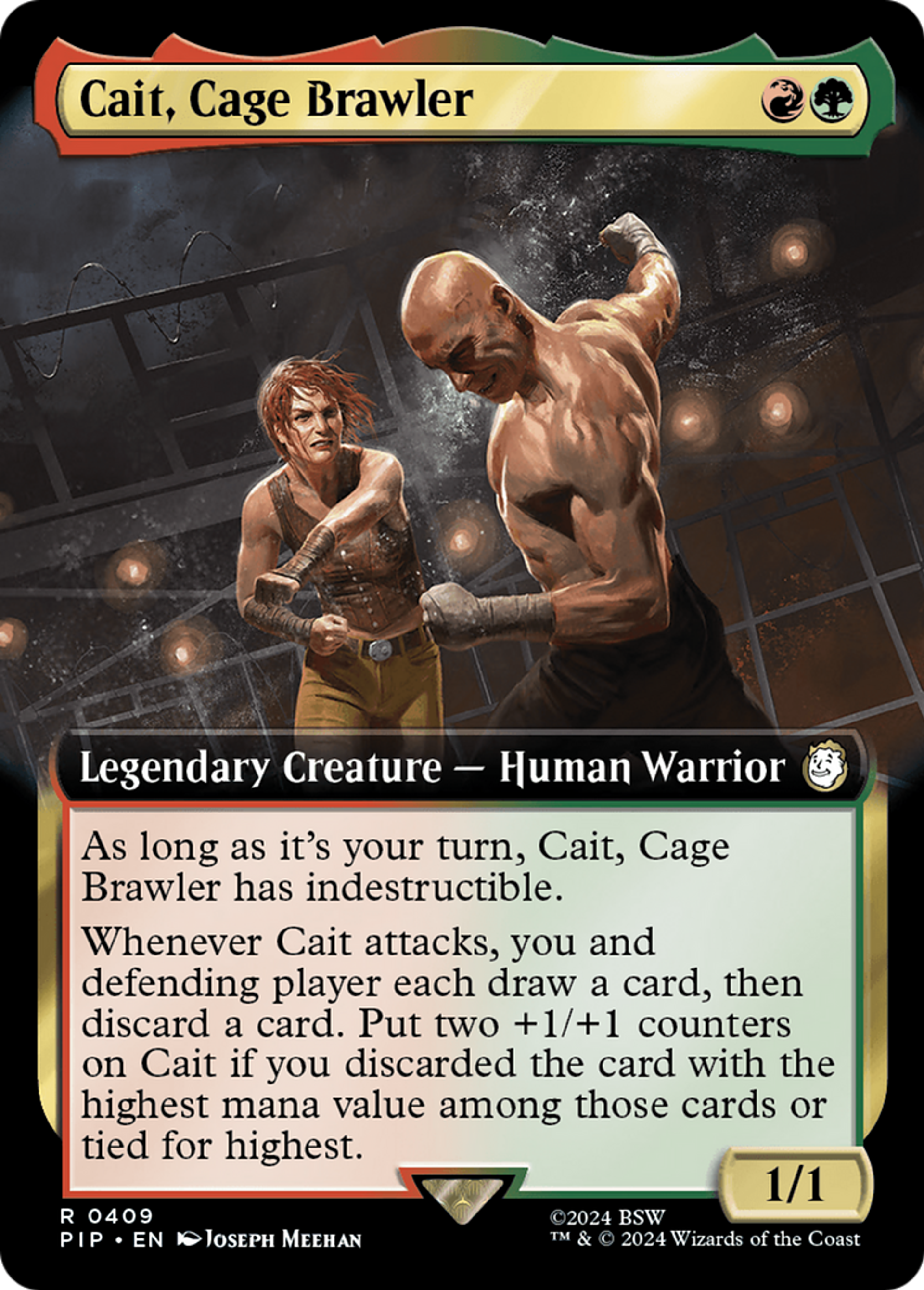 Cait, Cage Brawler — Fallout — Magic: The Gathering