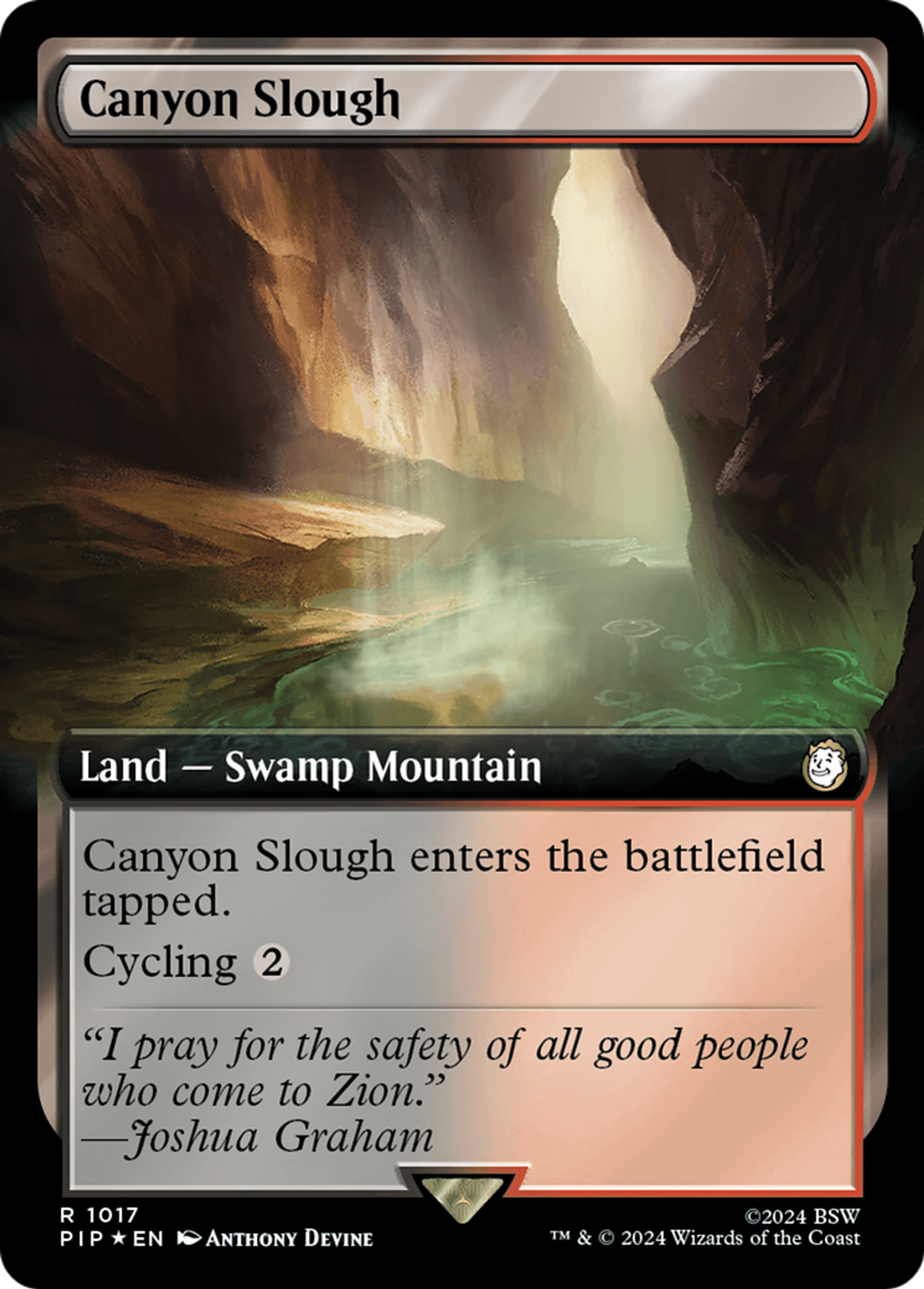 Canyon Slough — Fallout — Magic: The Gathering