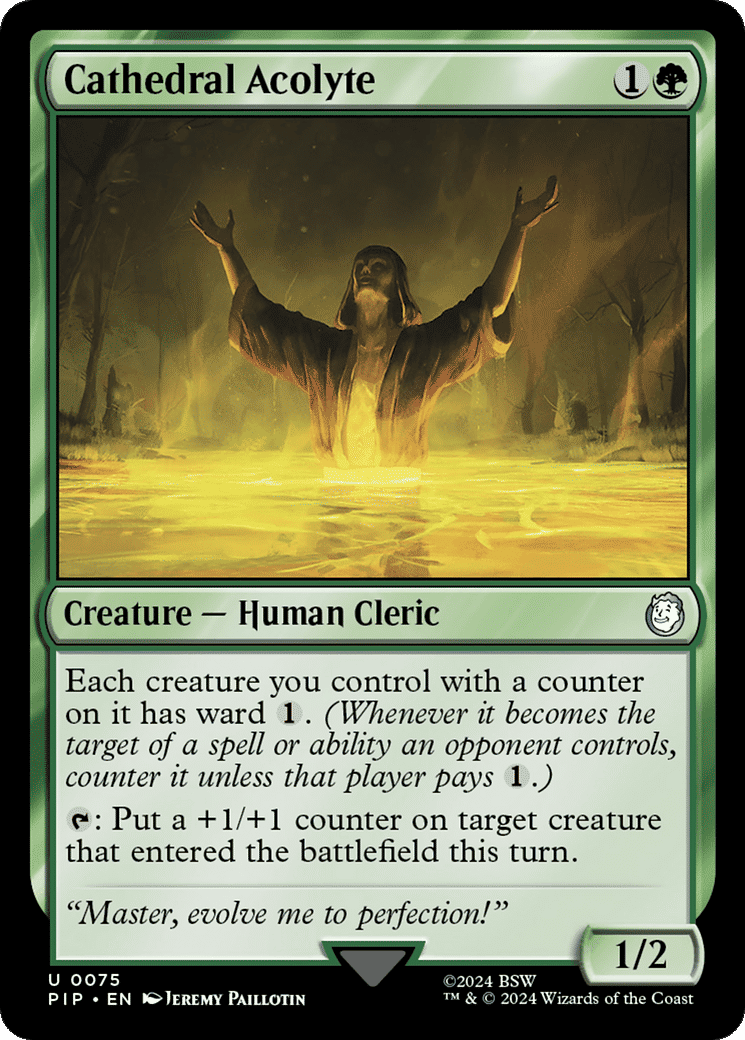 Cathedral Acolyte — Fallout — Magic: The Gathering