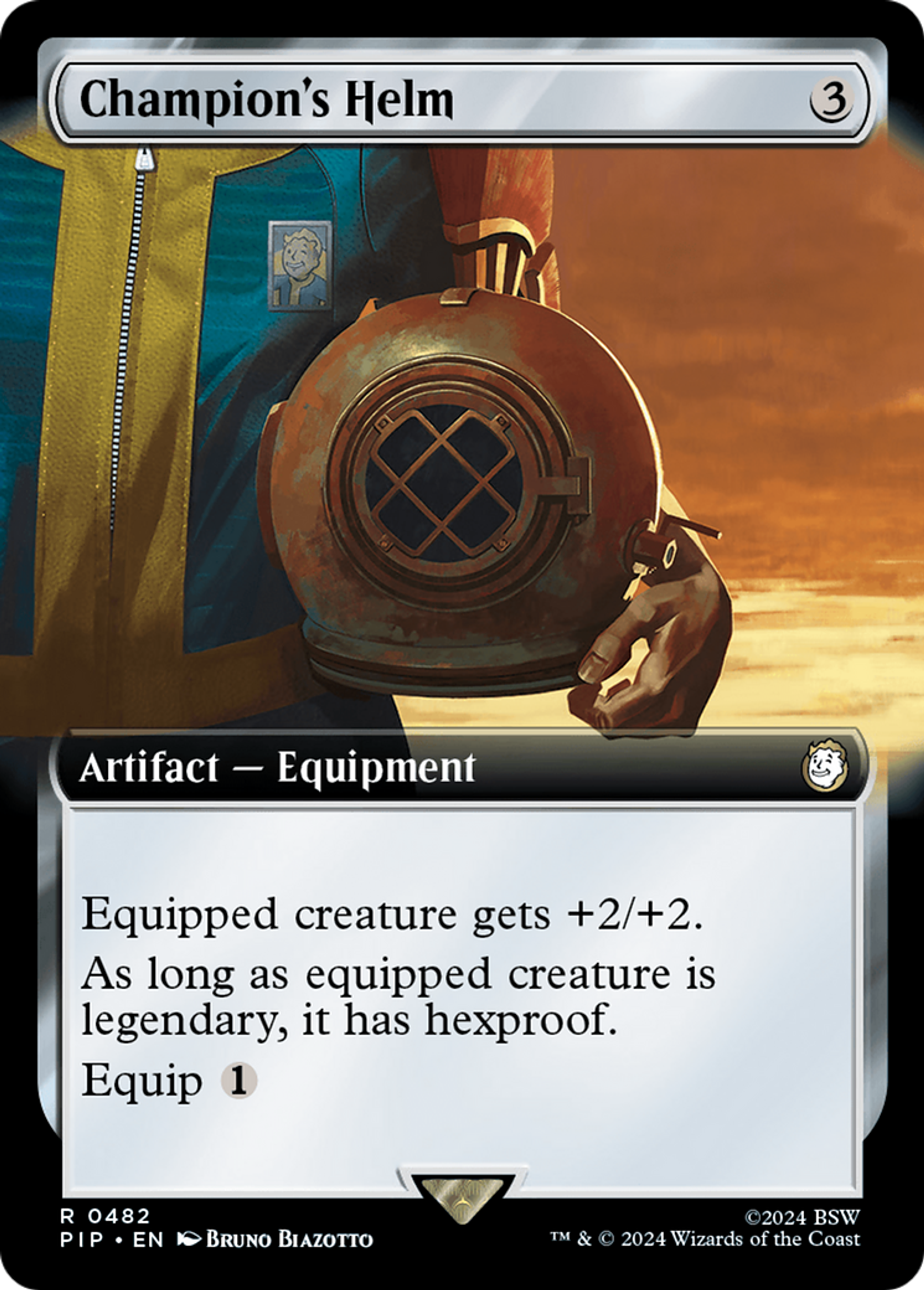 Champion's Helm — Fallout — Magic: The Gathering