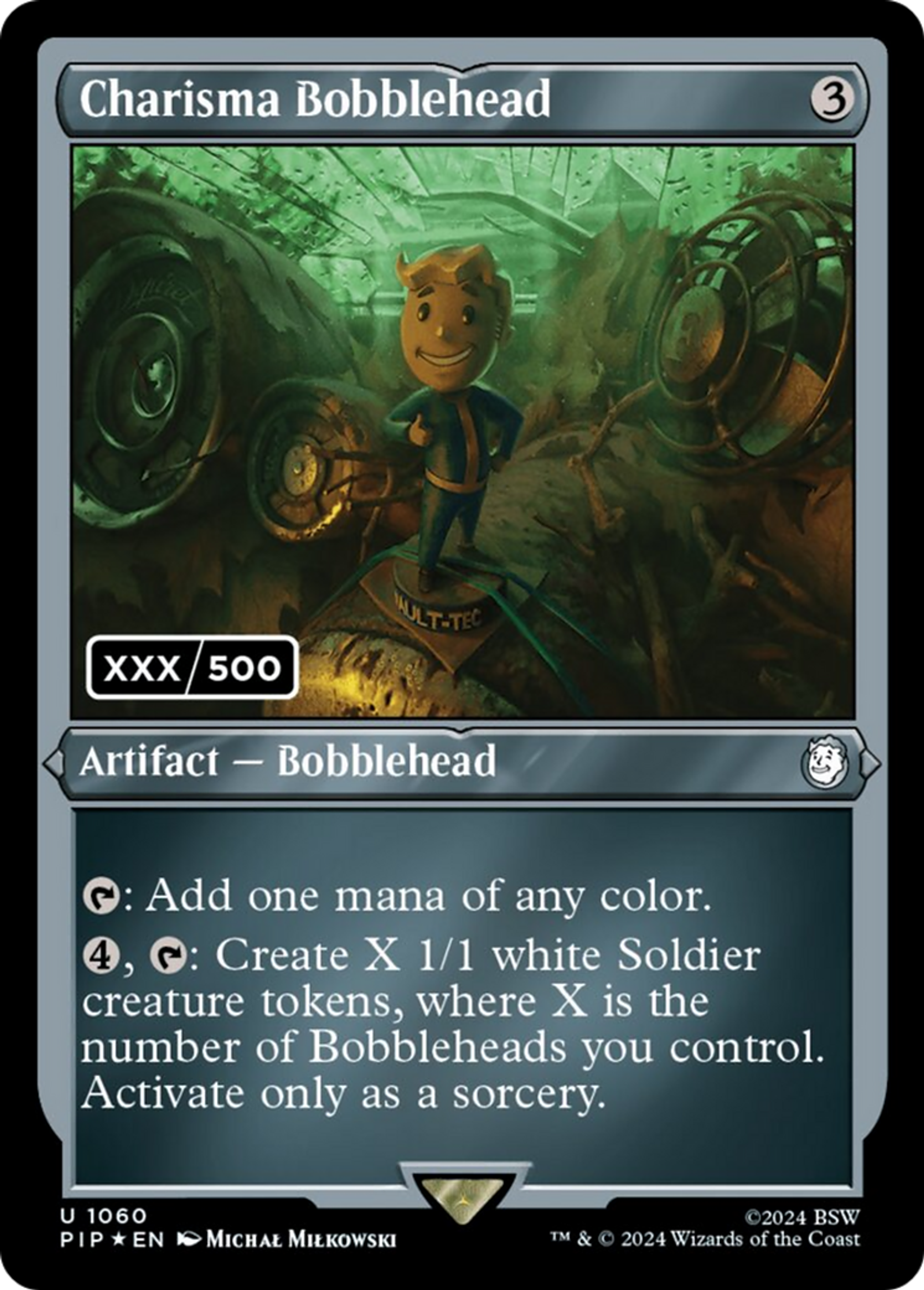 Figurine Charisme — Fallout — Magic: The Gathering