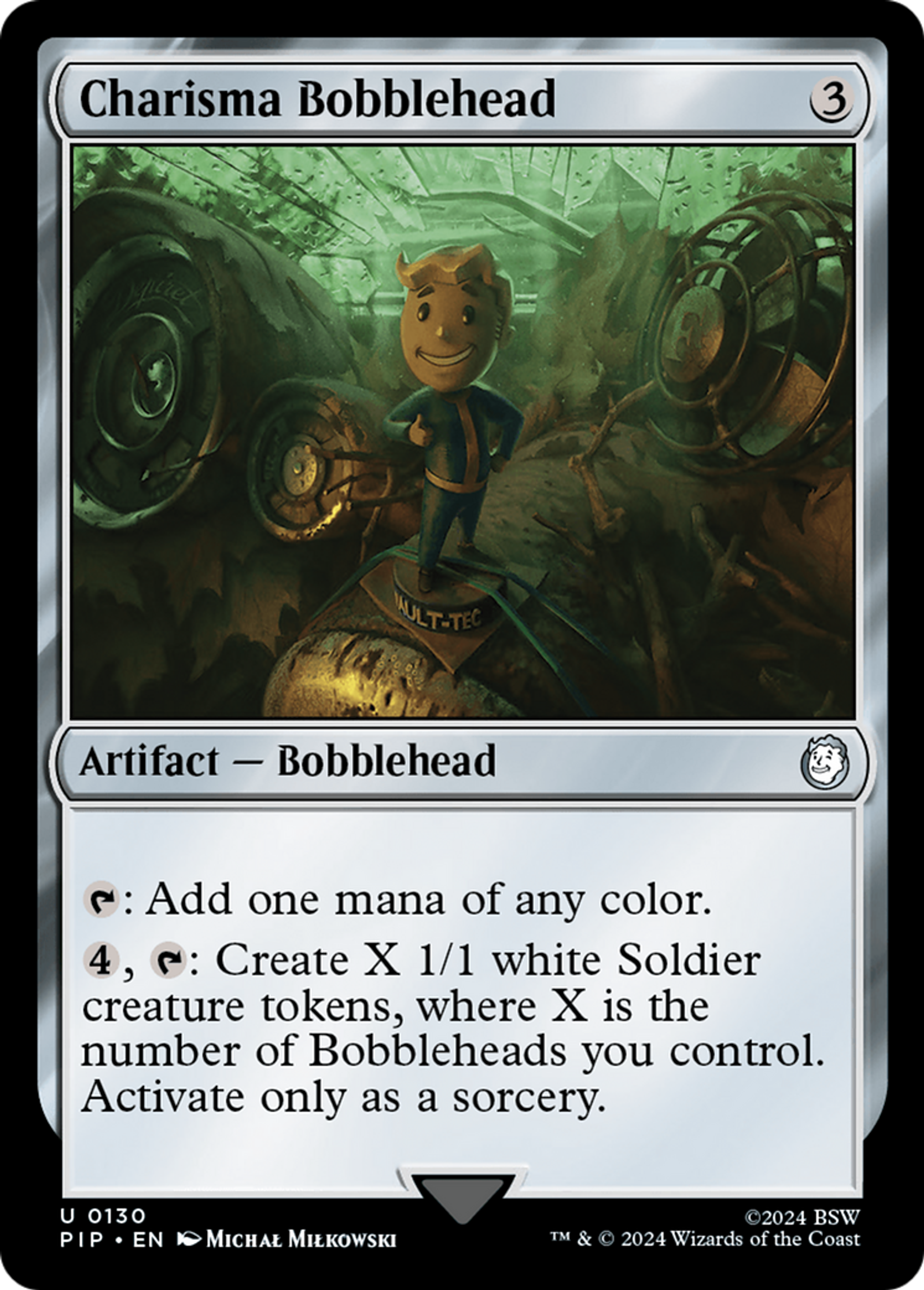 Figurine Charisme — Fallout — Magic: The Gathering