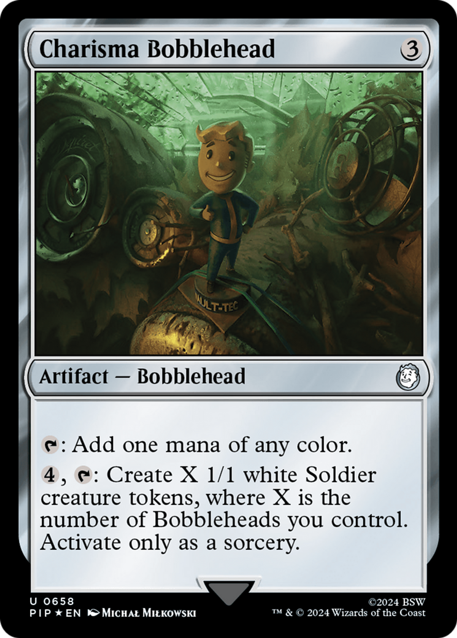 Figurine Charisme — Fallout — Magic: The Gathering
