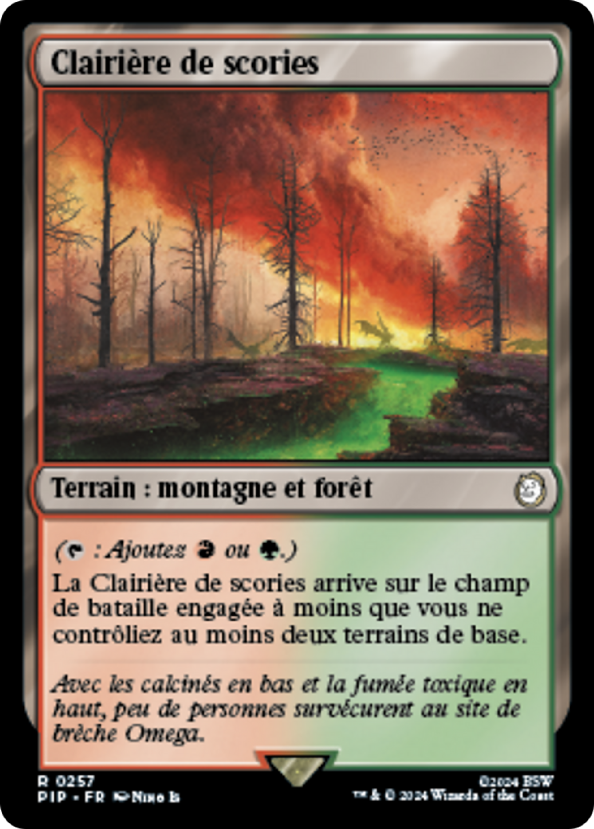 Clairière de scories — Fallout — Magic: The Gathering