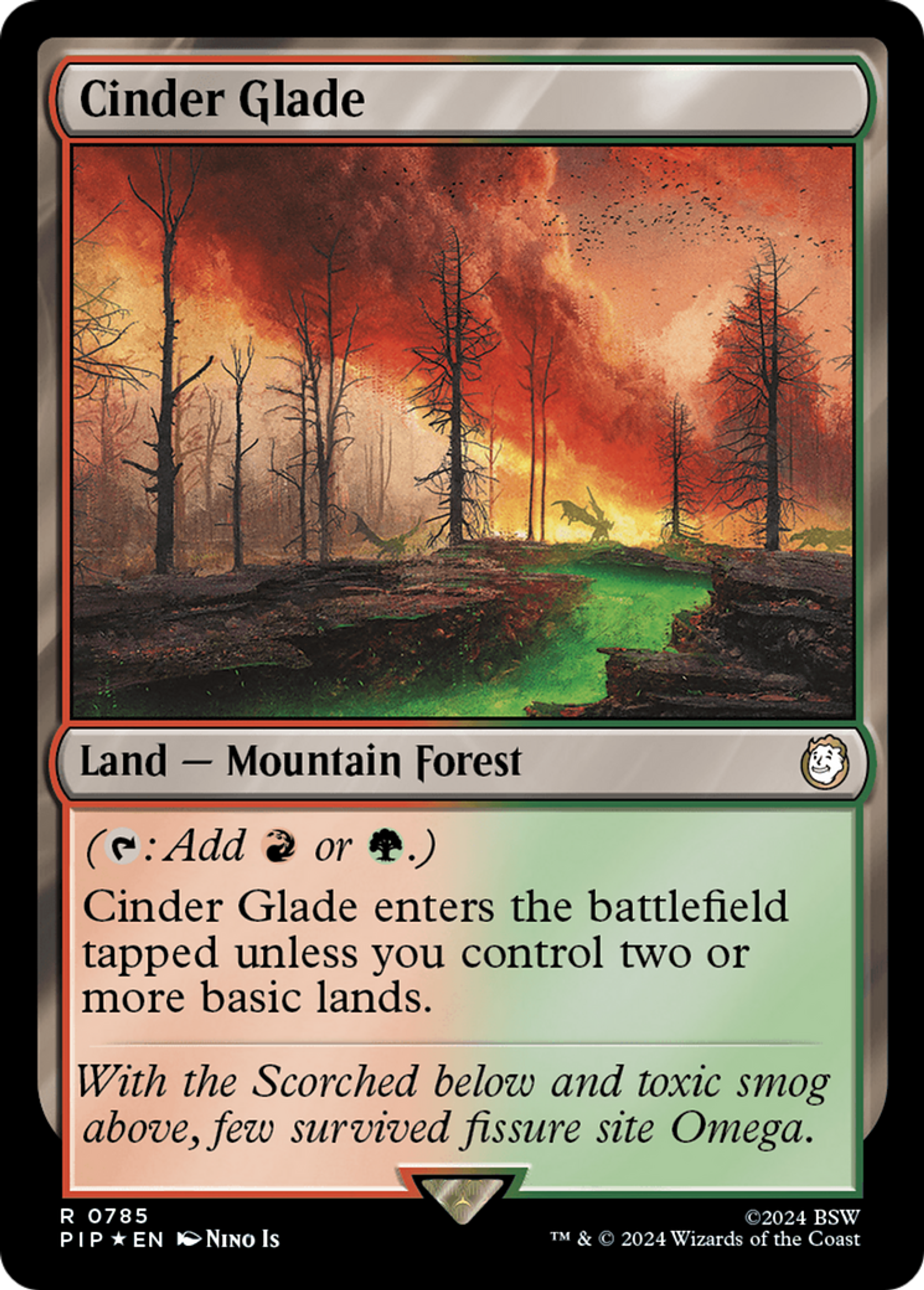 Clairière de scories — Fallout — Magic: The Gathering