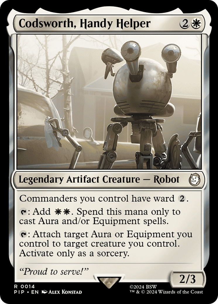 Codsworth, Handy Helper — Fallout — Magic: The Gathering