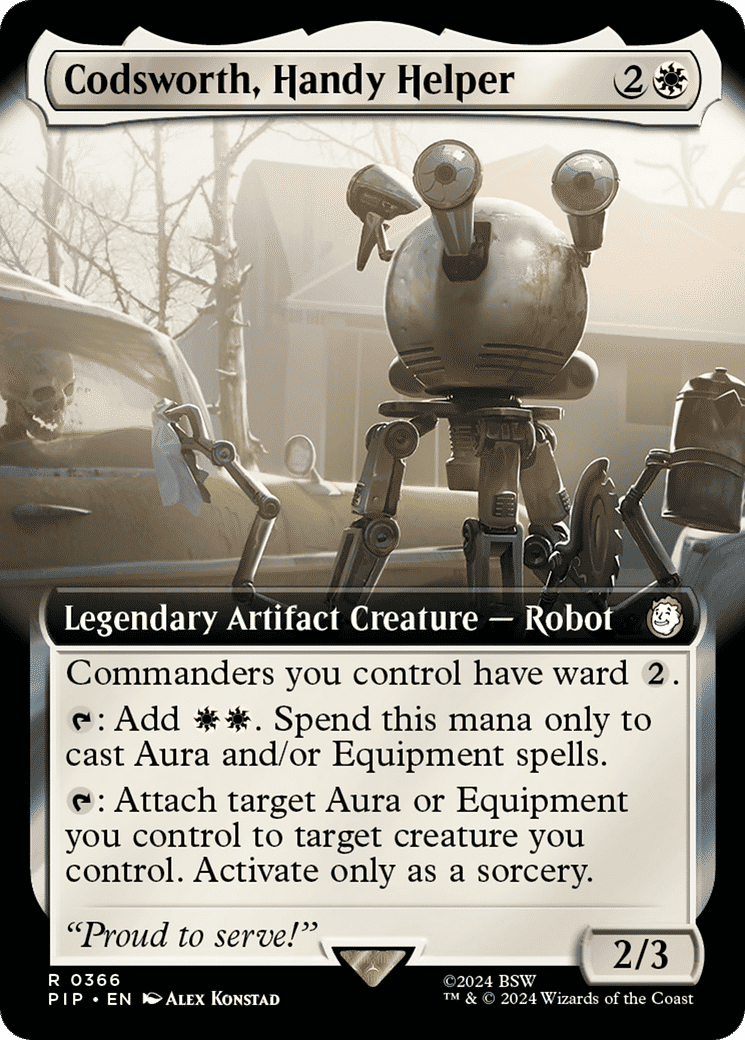 Codsworth, Handy Helper — Fallout — Magic: The Gathering