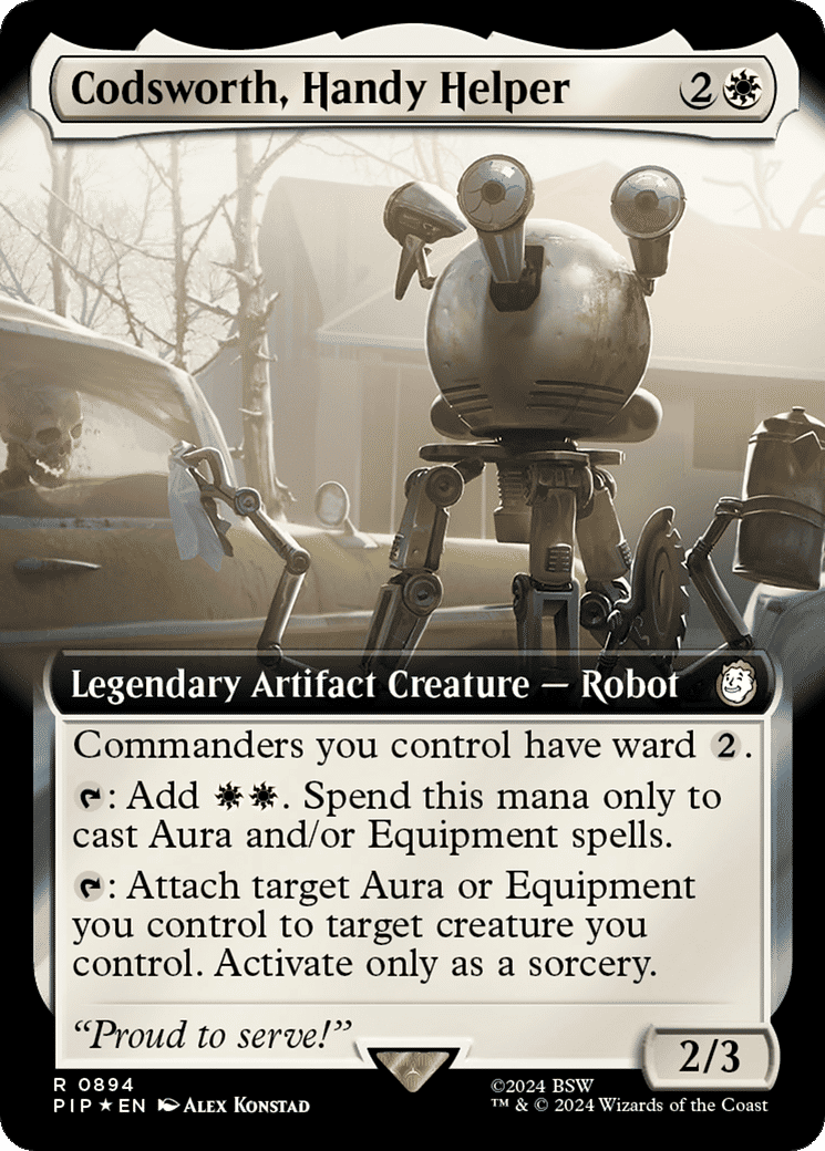 Codsworth, Handy Helper — Fallout — Magic: The Gathering