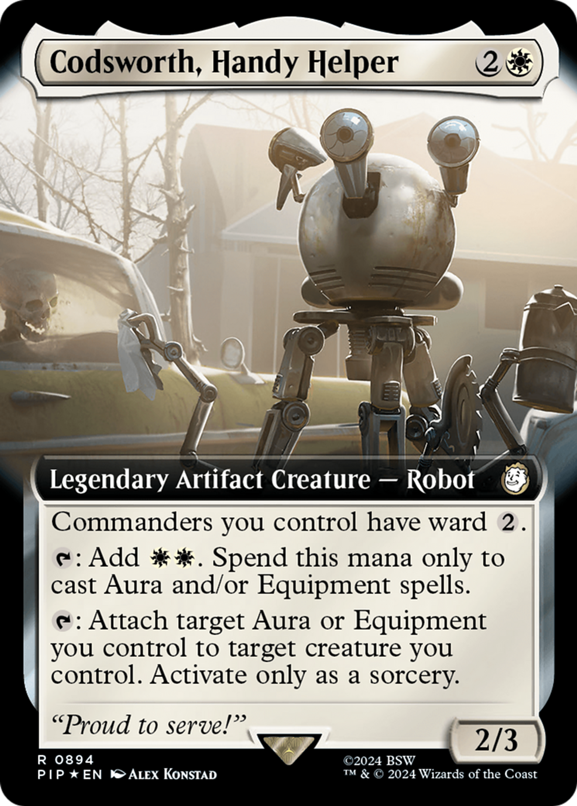Codsworth, Handy Helper — Fallout — Magic: The Gathering