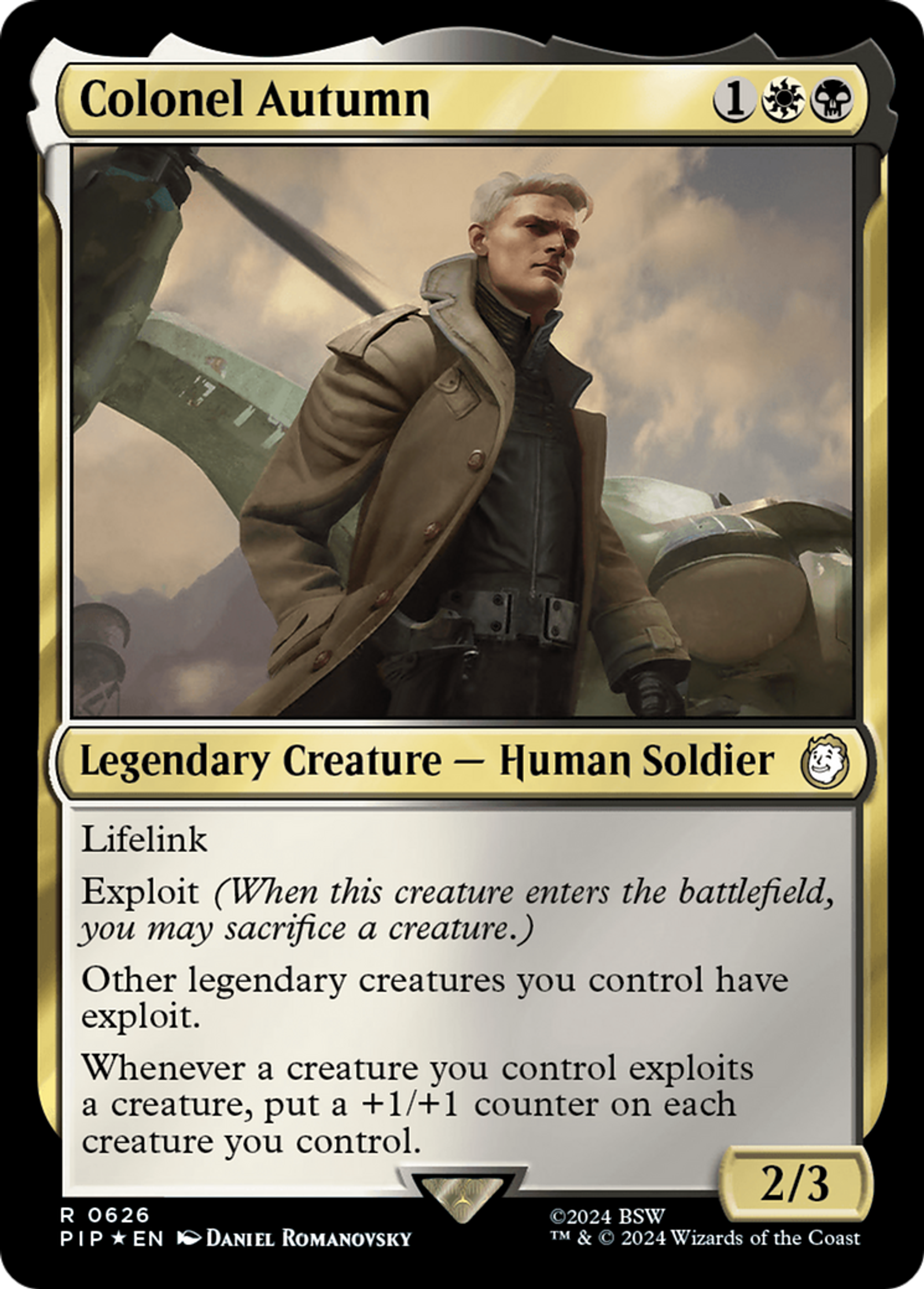 Colonel Autumn — Fallout — Magic: The Gathering